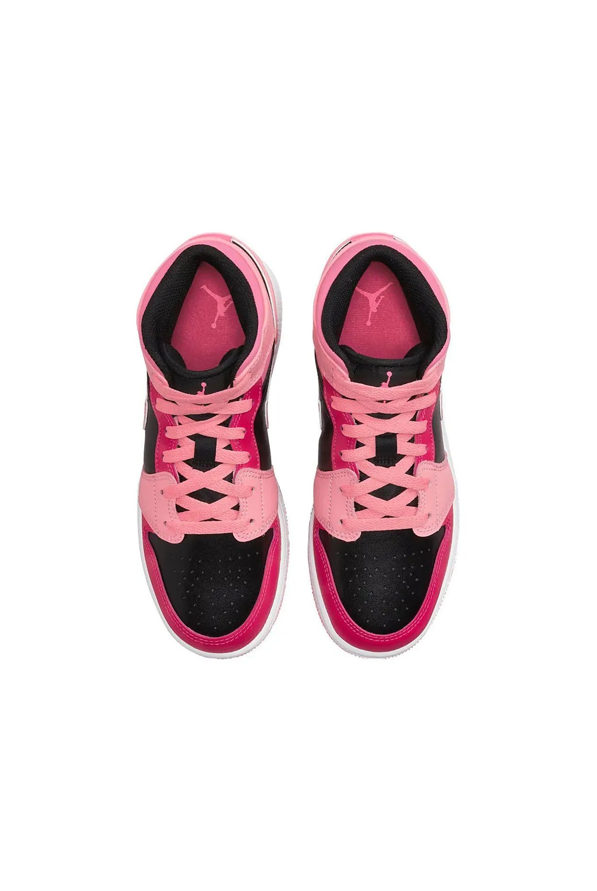 Jordan 1 Mid Coral Chalk GS - Butterfly Sneakers