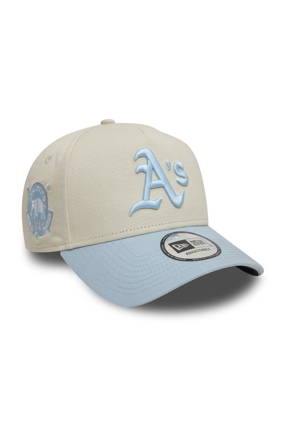 Oakland Athletics World Series Patch Cream 9FORTY A-Frame Adjustable Cap - Butterfly Sneakers