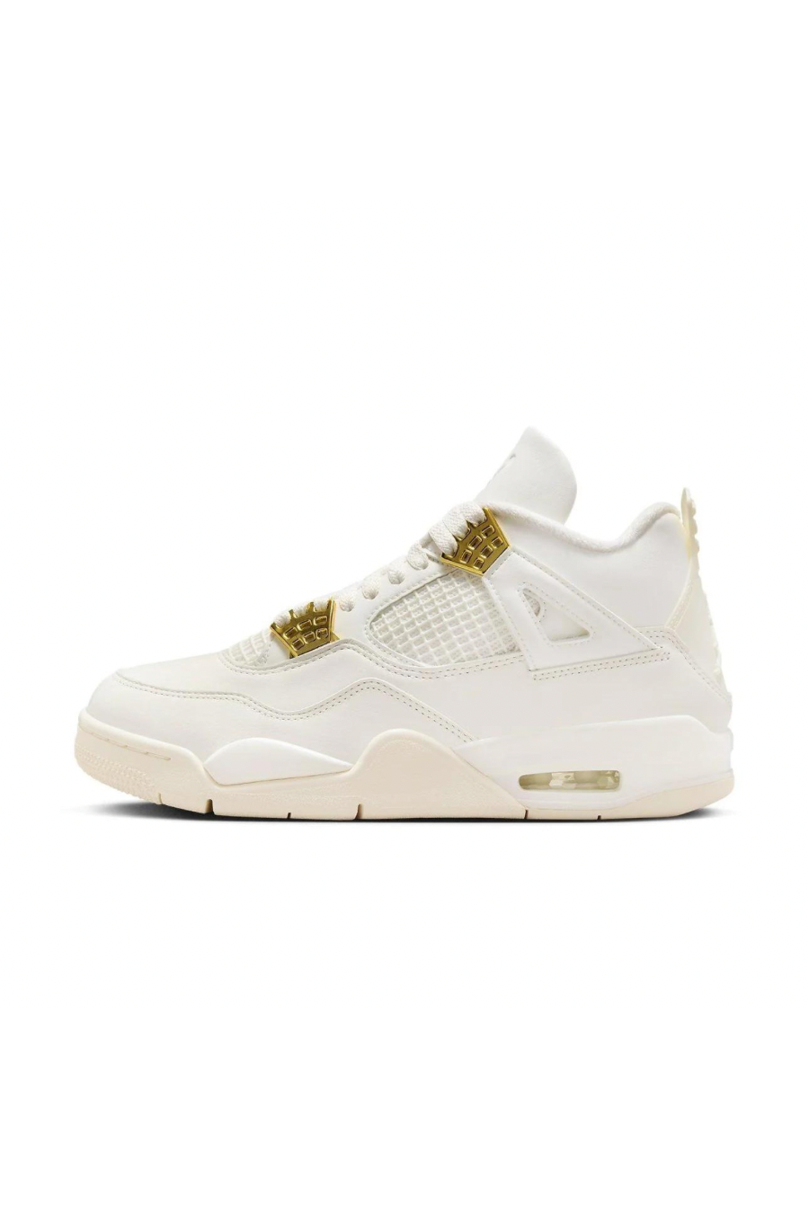 Air Jordan 4 Retro Metallic Gold - Butterfly Sneakers