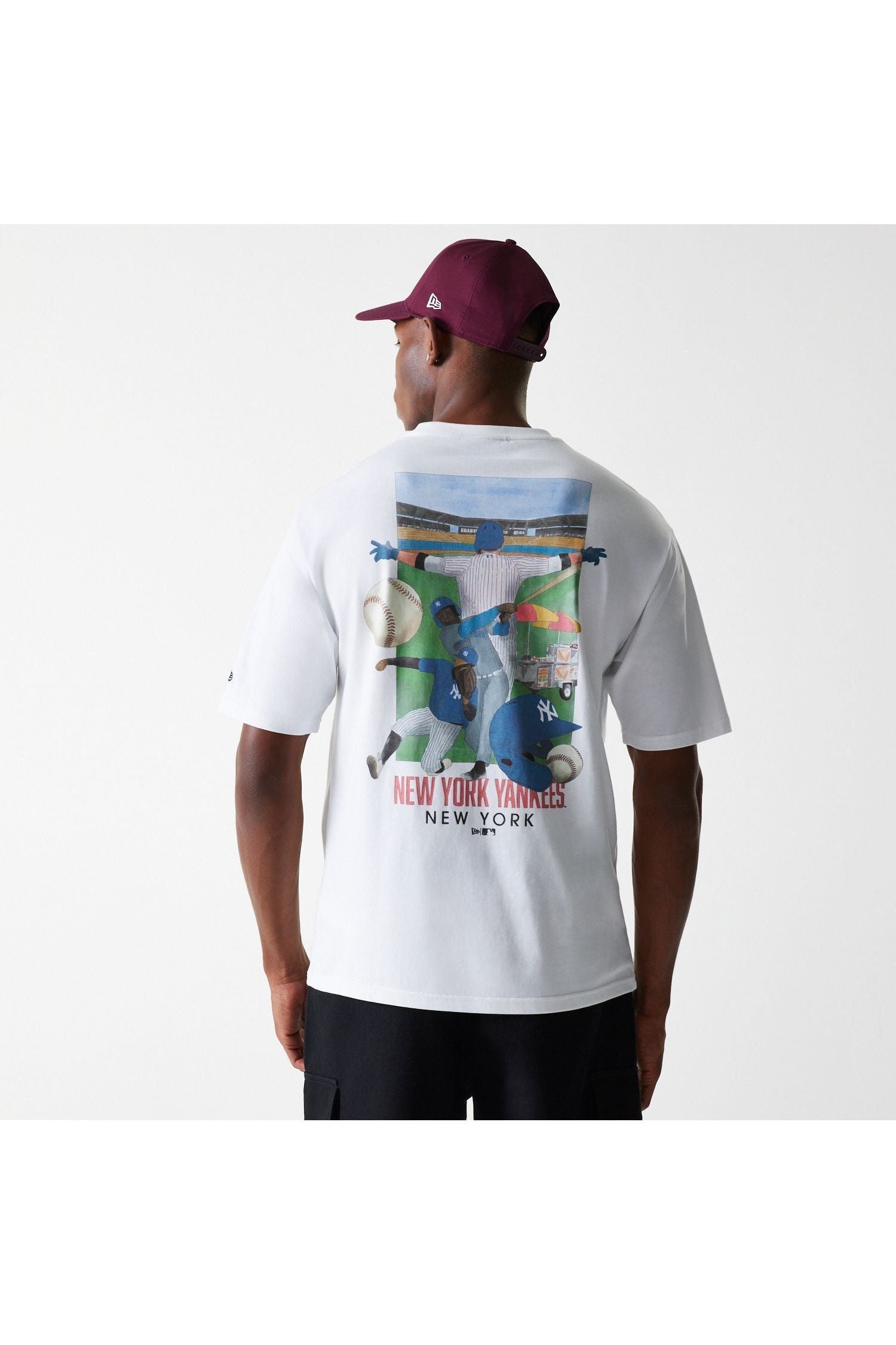 MLB BASEBALL WHI חולצת טי שירט שרוול קצר - Butterfly Sneakers
