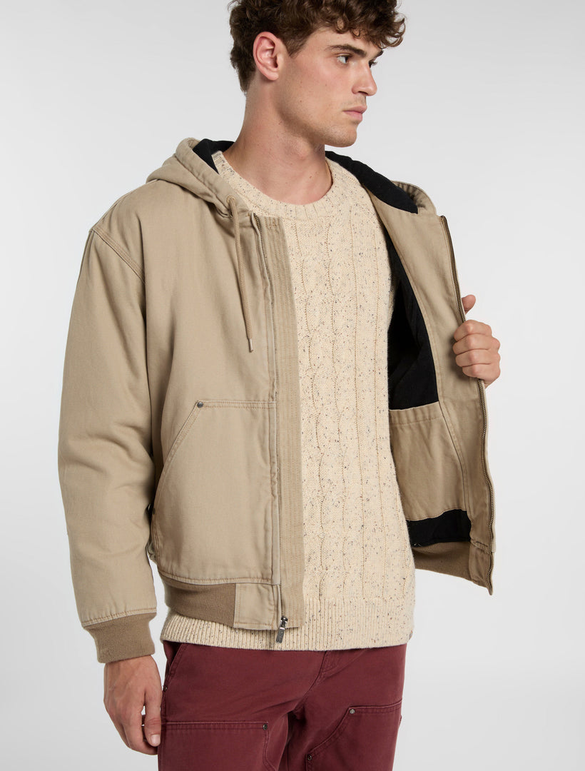 HILHAM HOODED CANVAS JACKET