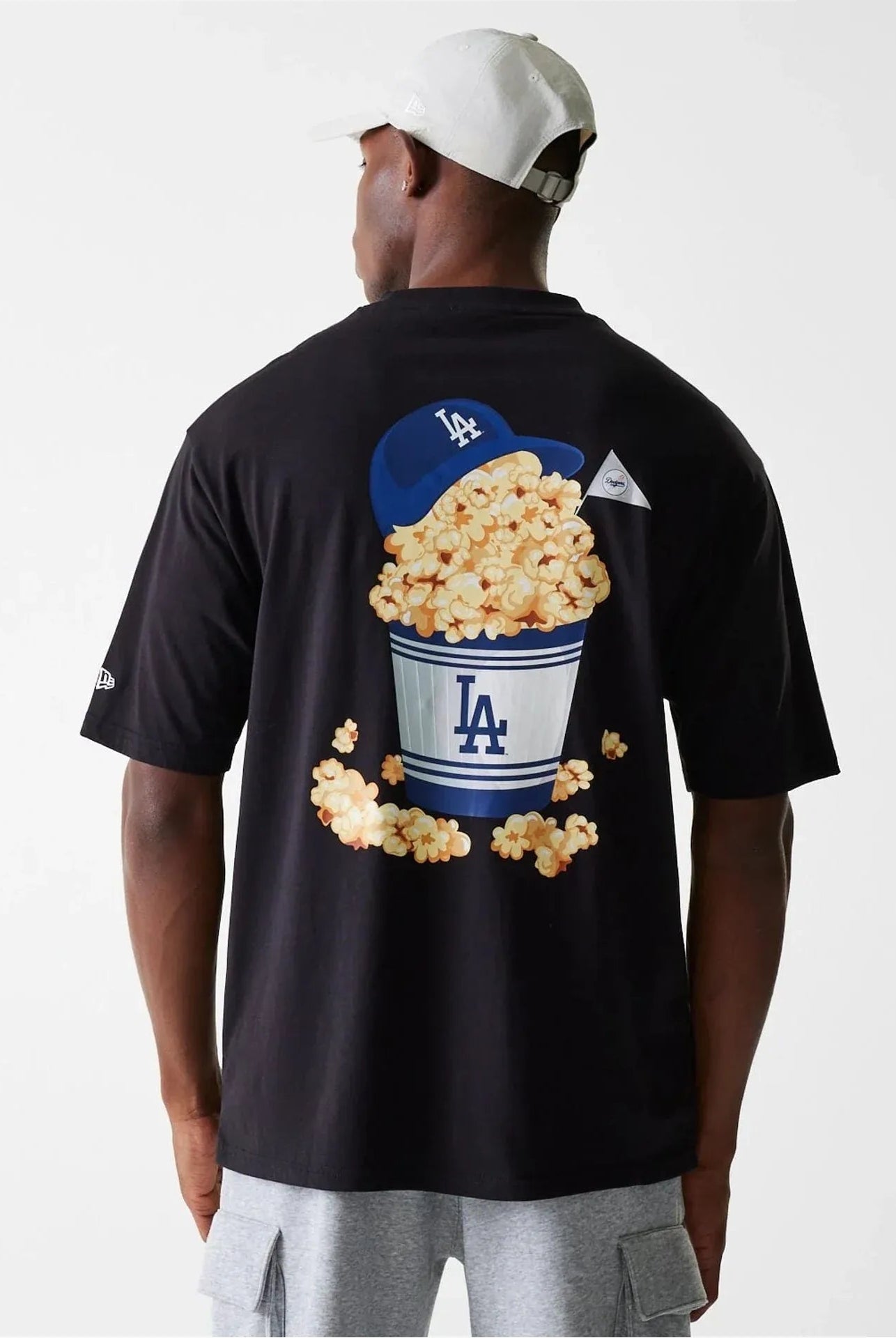 MLB POPCORN BLK חולצת טי שירט שרוול קצר - Butterfly Sneakers