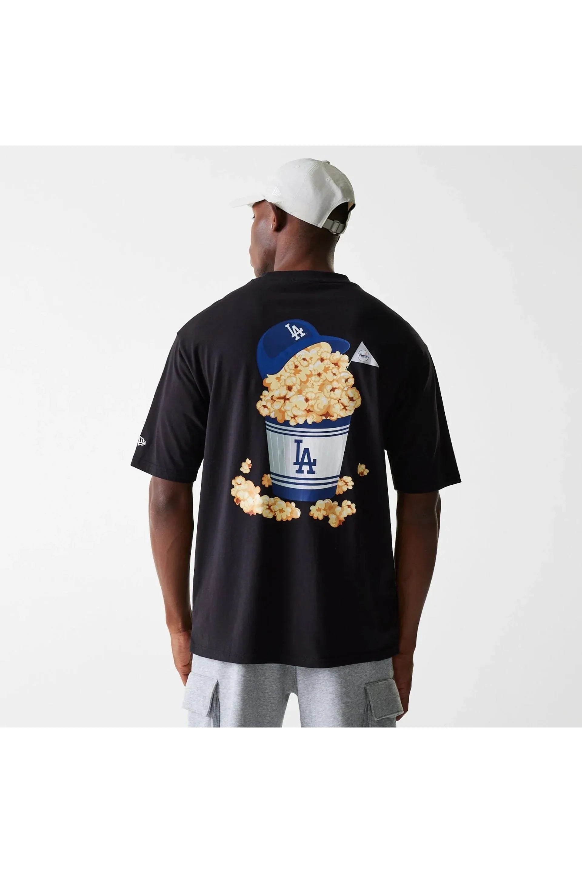 MLB POPCORN BLK חולצת טי שירט שרוול קצר - Butterfly Sneakers