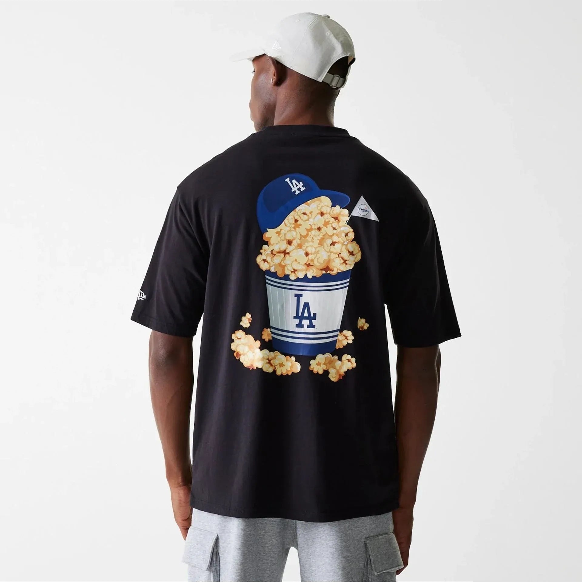 MLB POPCORN BLK חולצת טי שירט שרוול קצר - Butterfly Sneakers