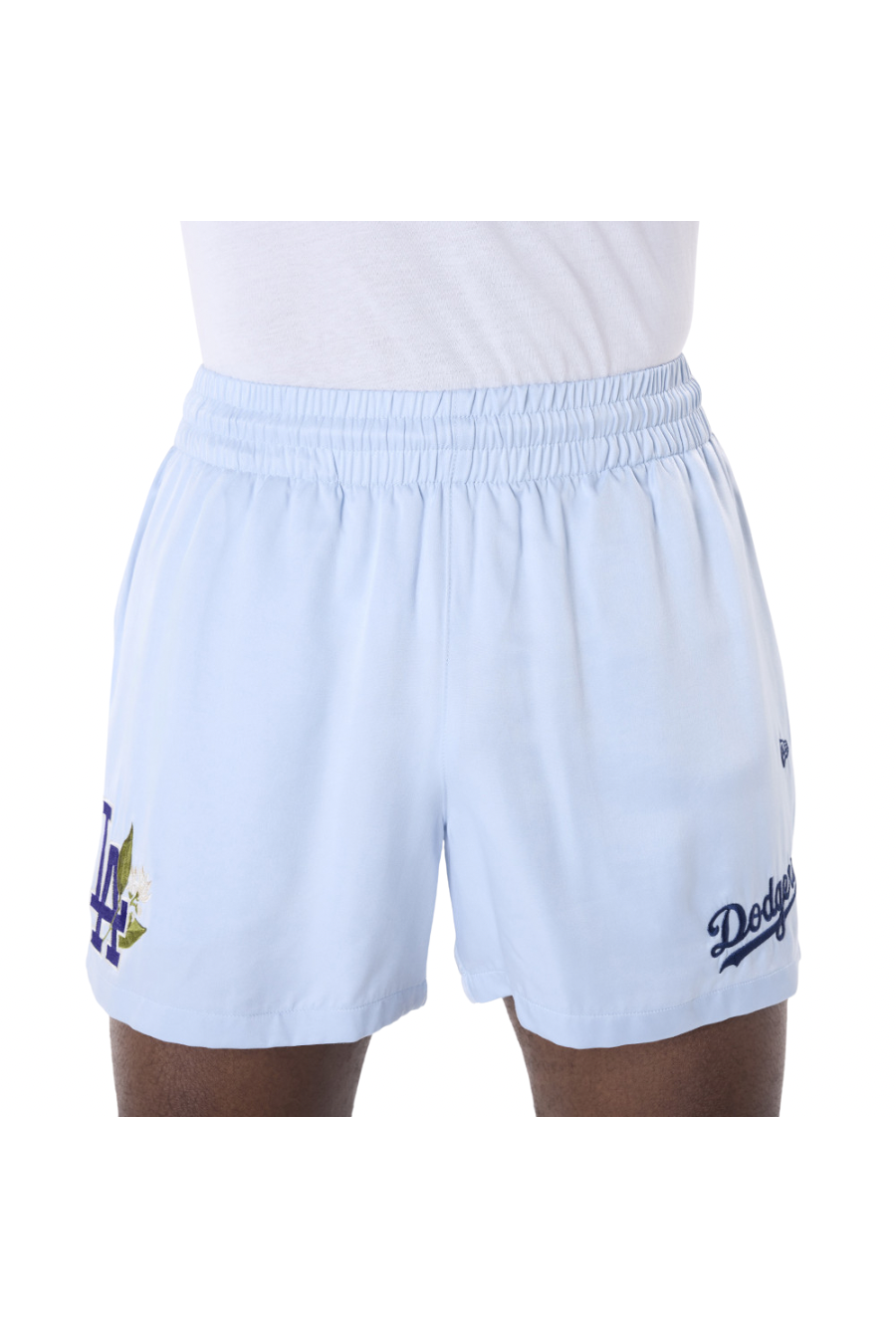 LA Dodgers MLB Woven Pastel Blue Shorts (מכנס) - Butterfly Sneakers