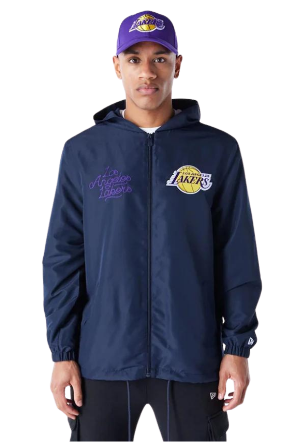 New Era LA Lakers NBA Graphic Navy Jacket - Butterfly Sneakers