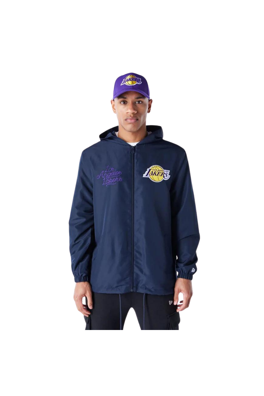 New Era LA Lakers NBA Graphic Navy Jacket - Butterfly Sneakers