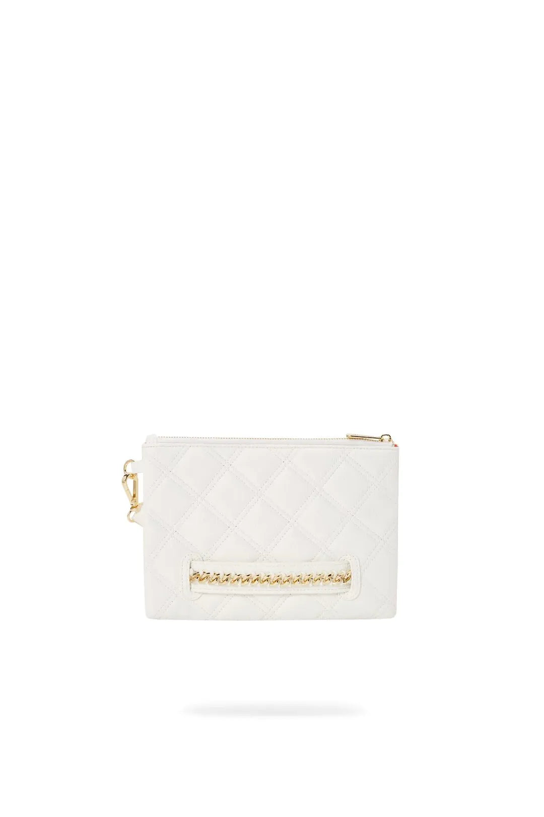 SPRAYGROUND RIVIERA WHITE GOLD CROSS OVER CLUTCH - Butterfly Sneakers