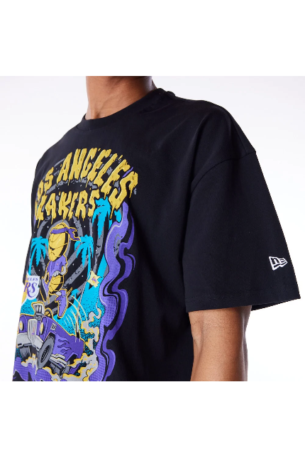 חולצת טי שירט שרוול קצר LAKERS - Butterfly Sneakers