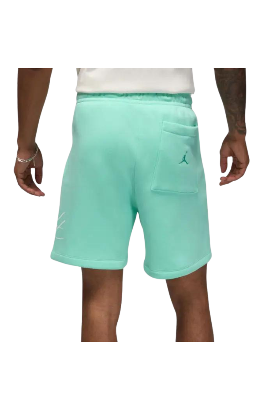 Short Jordan Brooklyn Fleece emerald rise/white - Butterfly Sneakers