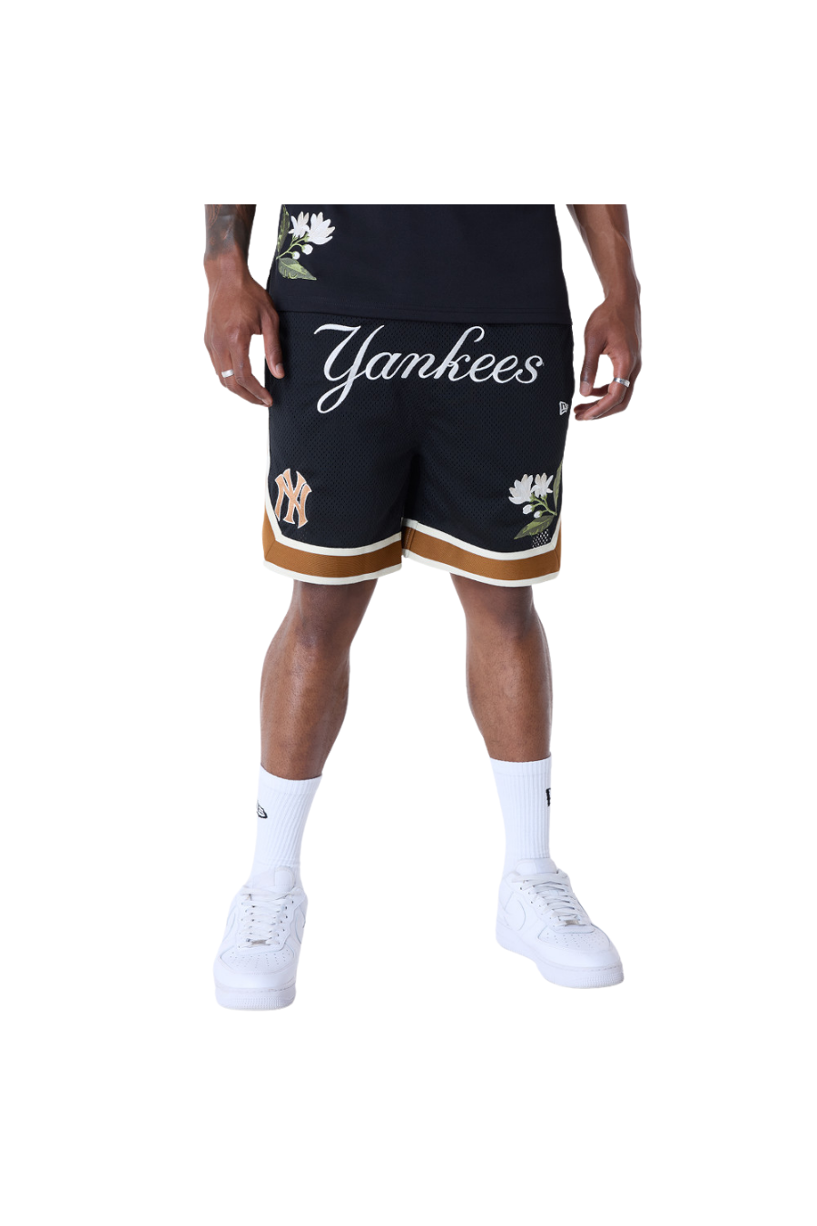 Yankees MLB מכנסיים קצרים שחורים - Butterfly Sneakers