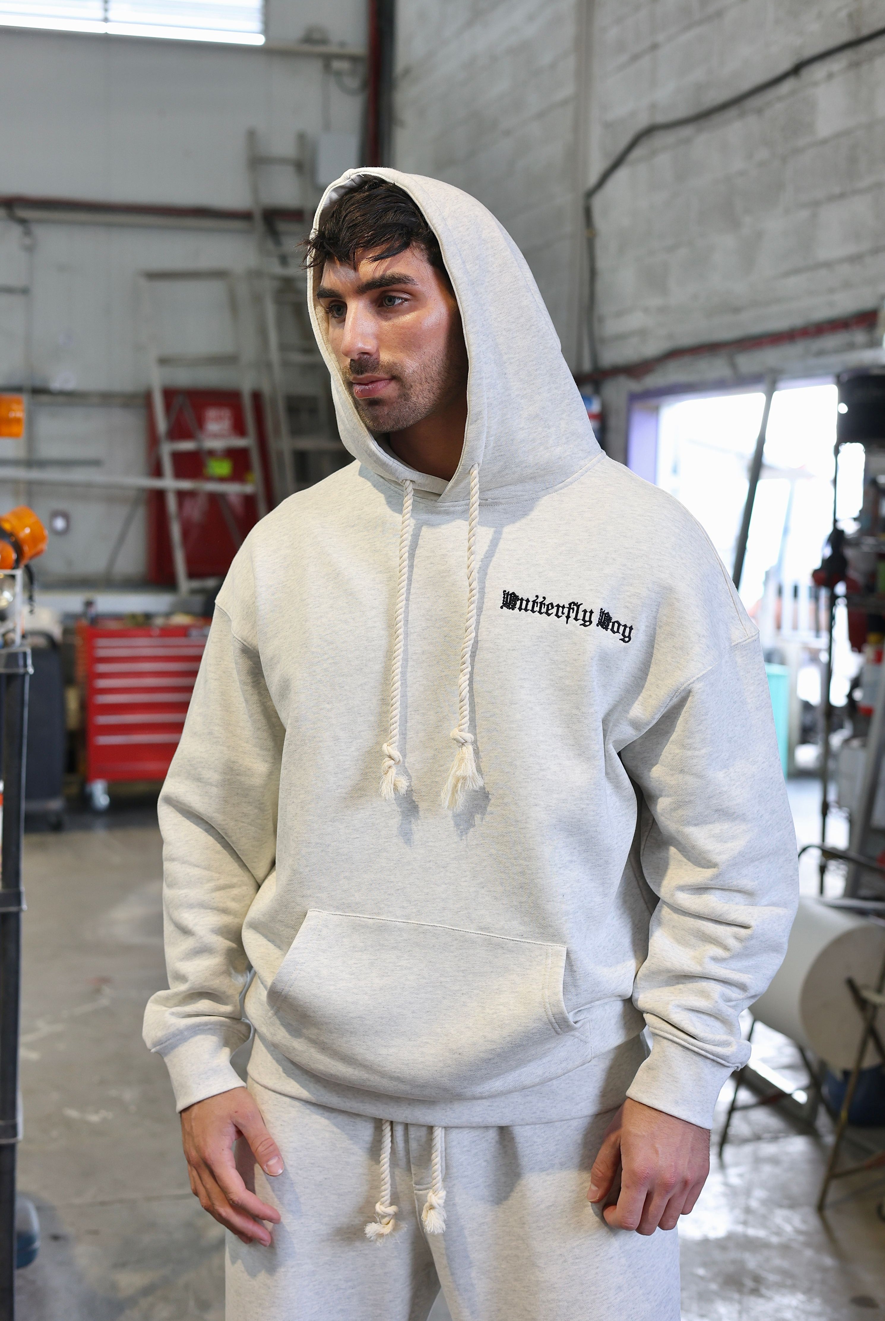 קפוצ'ון OS BUTTERFLY DRW עם רקמה - Butterfly Sneakers