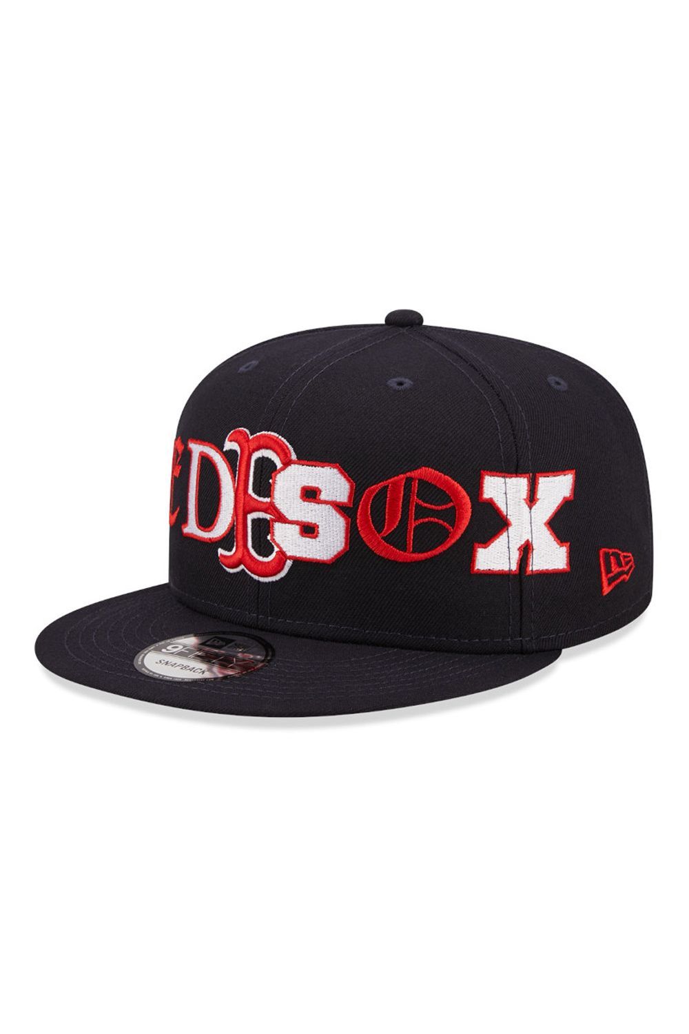 Boston Red Sox Typo Patch Navy 9FIFTY Snapback Cap - Butterfly Sneakers