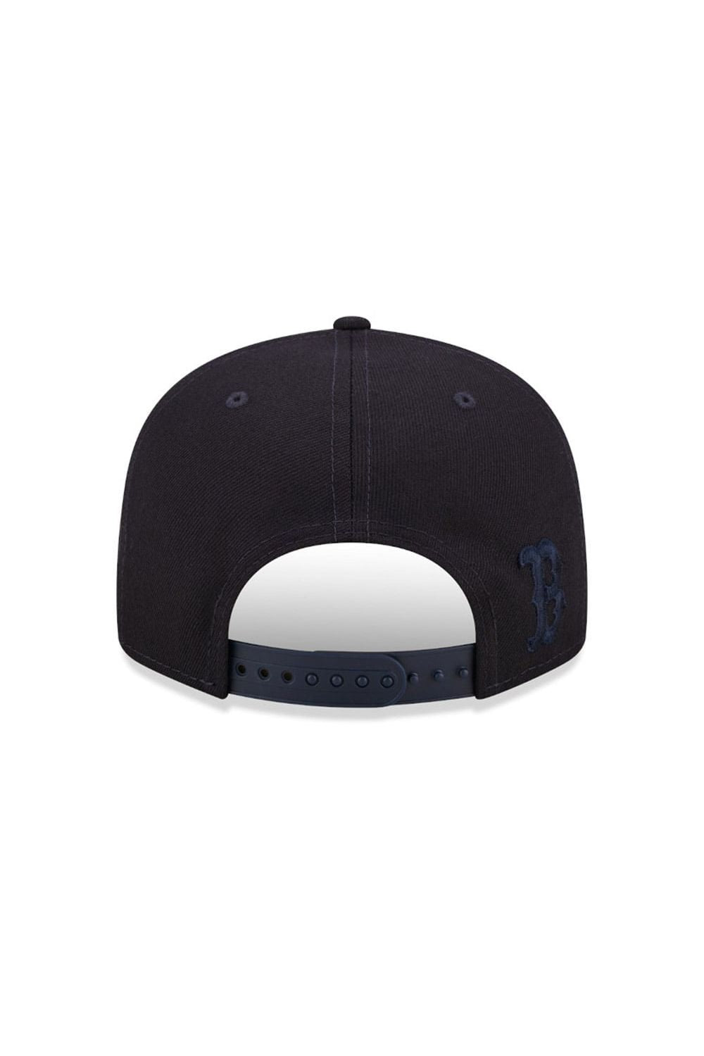 Boston Red Sox Typo Patch Navy 9FIFTY Snapback Cap - Butterfly Sneakers