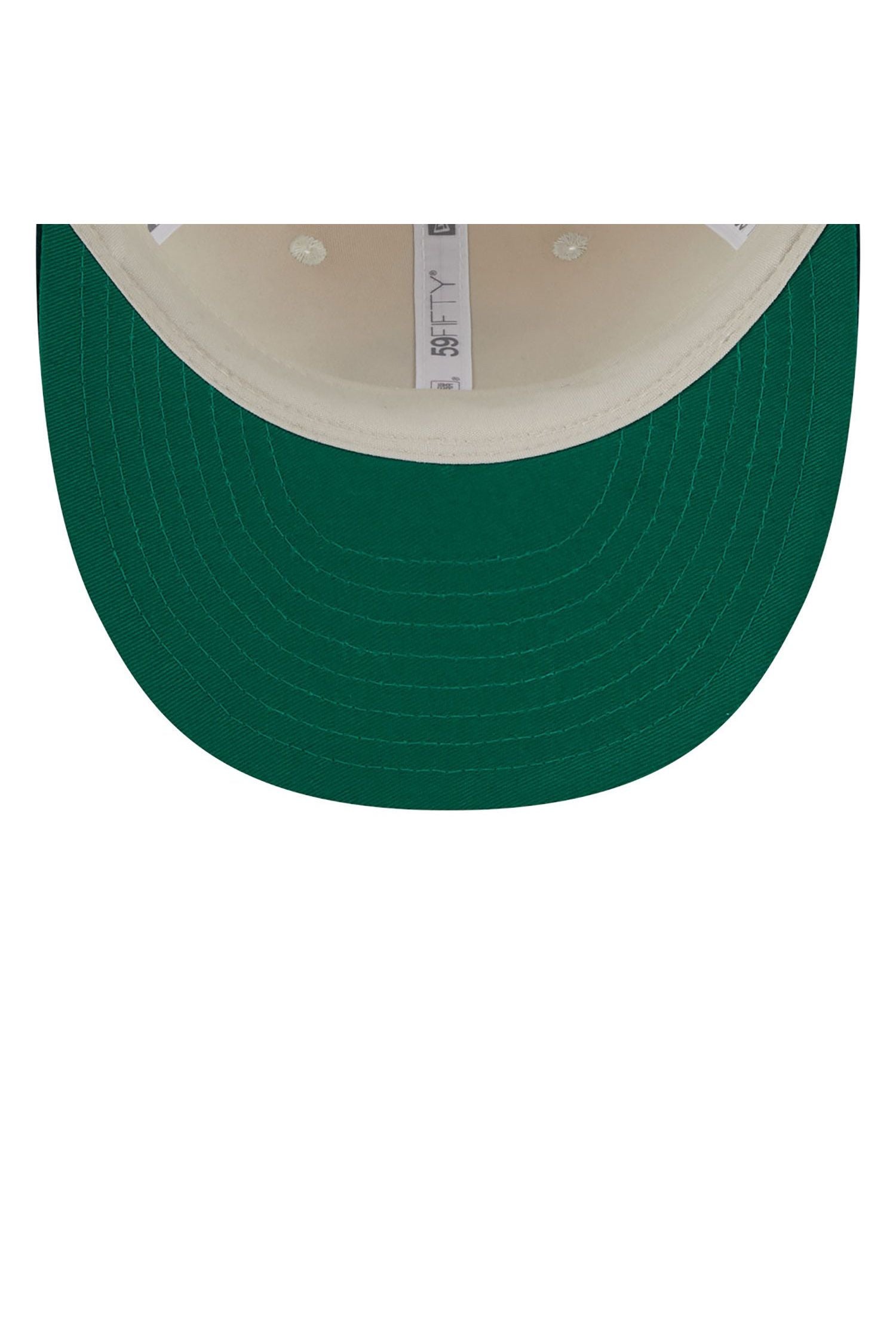 Oakland Athletics Cooperstown MLB Stripe Chrome White Retro Crown 59FIFTY Fitted Cap - Butterfly Sneakers