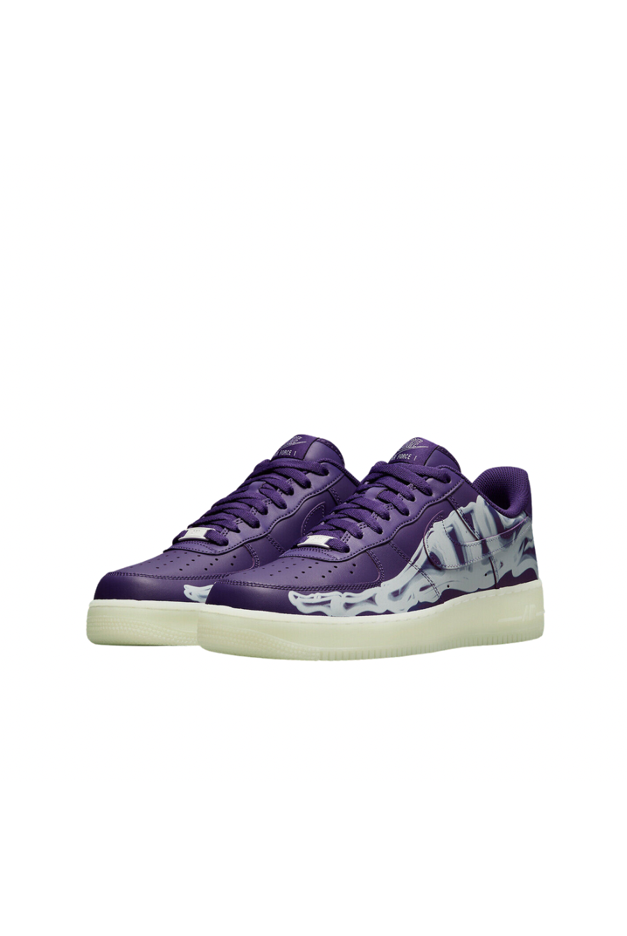 Air Force - Skeleton purple - Butterfly Sneakers