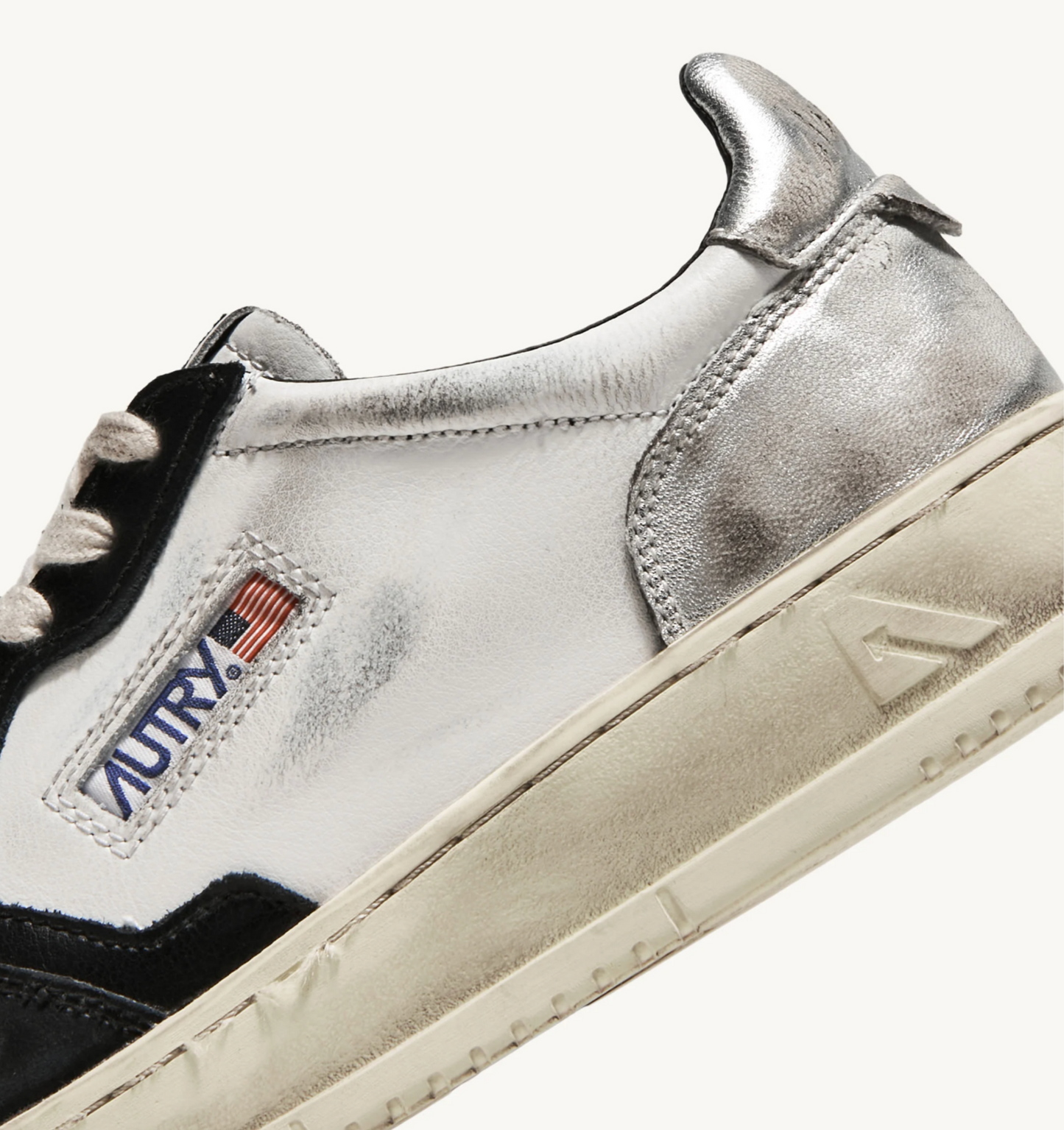 SUP VINT LOW MANSV11 - LEAT/LEAT WHT/BLK/SIL