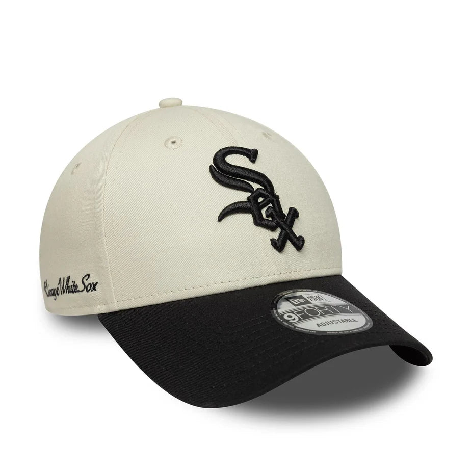 כובע מצחייה New Era MLB Chicago White Sox Side Script 9Forty Cap