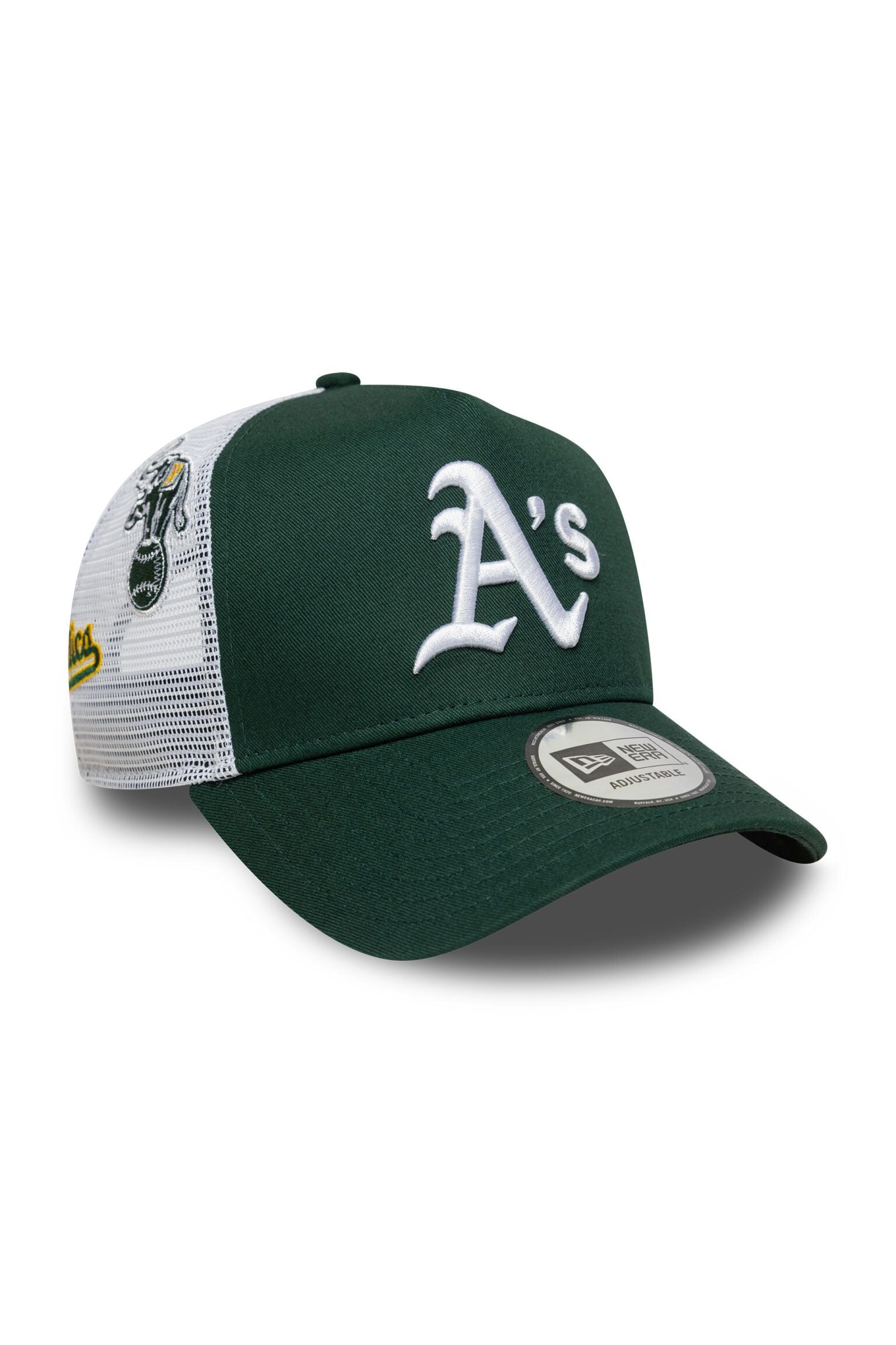 כובע רשת TRUCKER עם לוגו OAKLAND ATHLETICS - Butterfly Sneakers