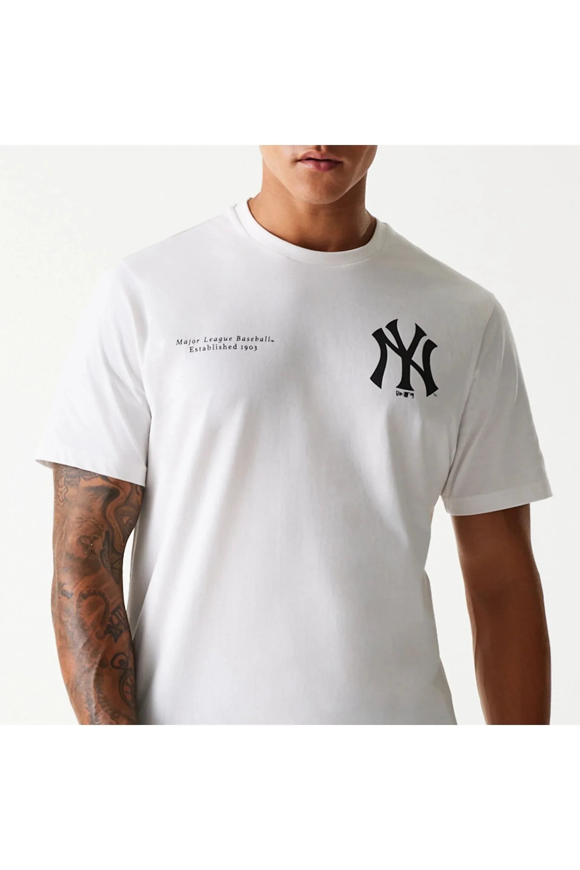 New York Yankees MLB Arch חולצת טי שרט שרוול קצר - Butterfly Sneakers