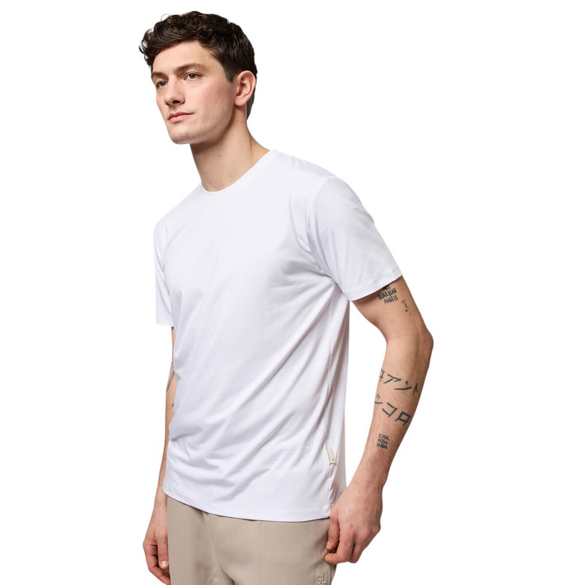 GIANNI LUPO חולצה טי שרט לבנה