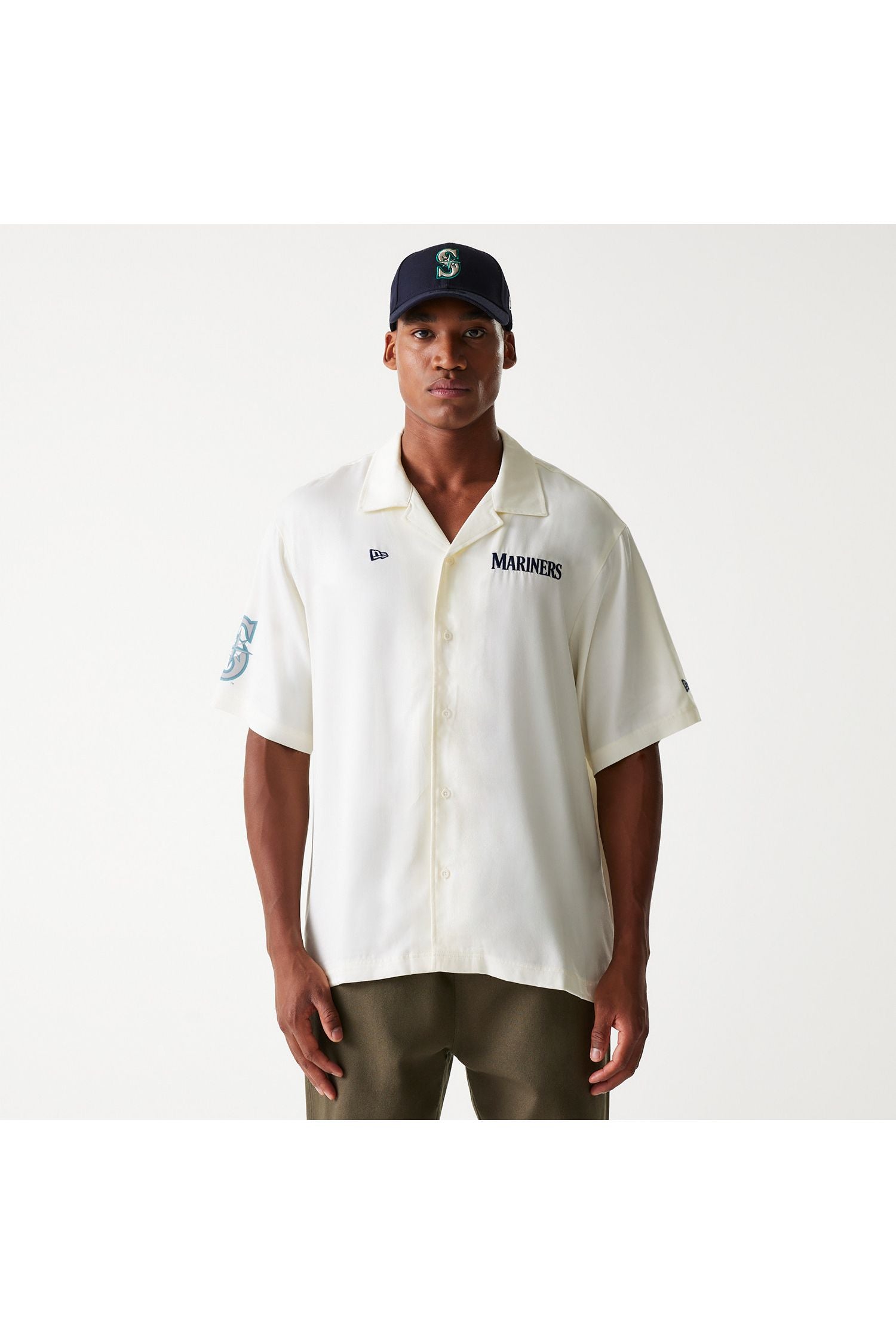 Seattle Mariners MLB Graphic חולצת טי שרט מכופתרת - Butterfly Sneakers