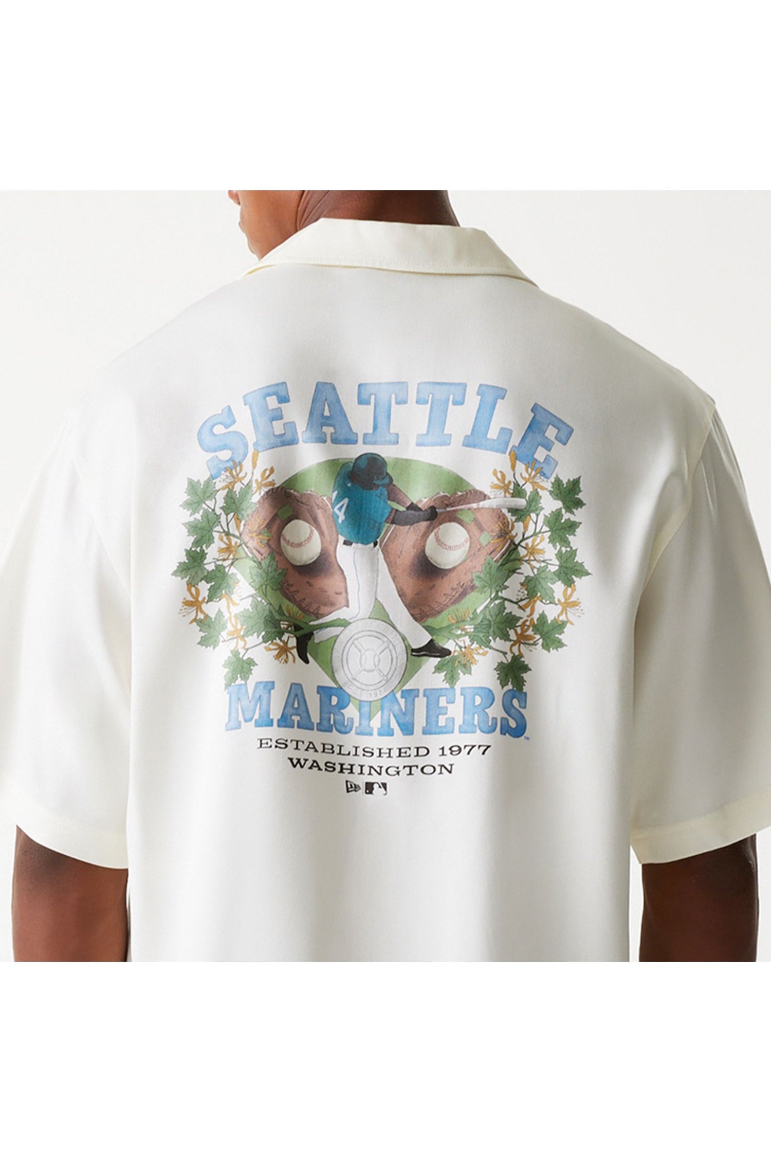 Seattle Mariners MLB Graphic חולצת טי שרט מכופתרת - Butterfly Sneakers