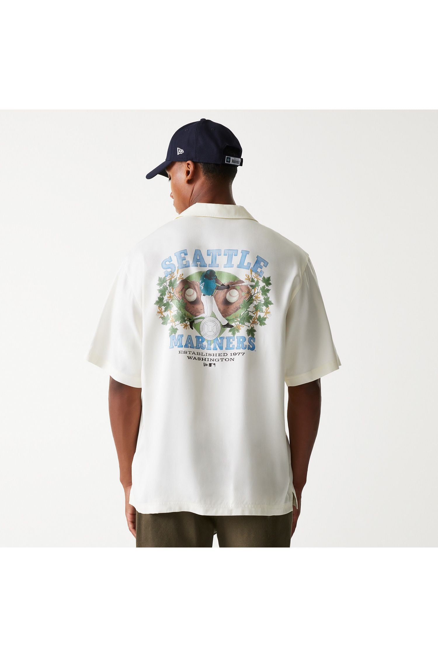 Seattle Mariners MLB Graphic חולצת טי שרט מכופתרת - Butterfly Sneakers