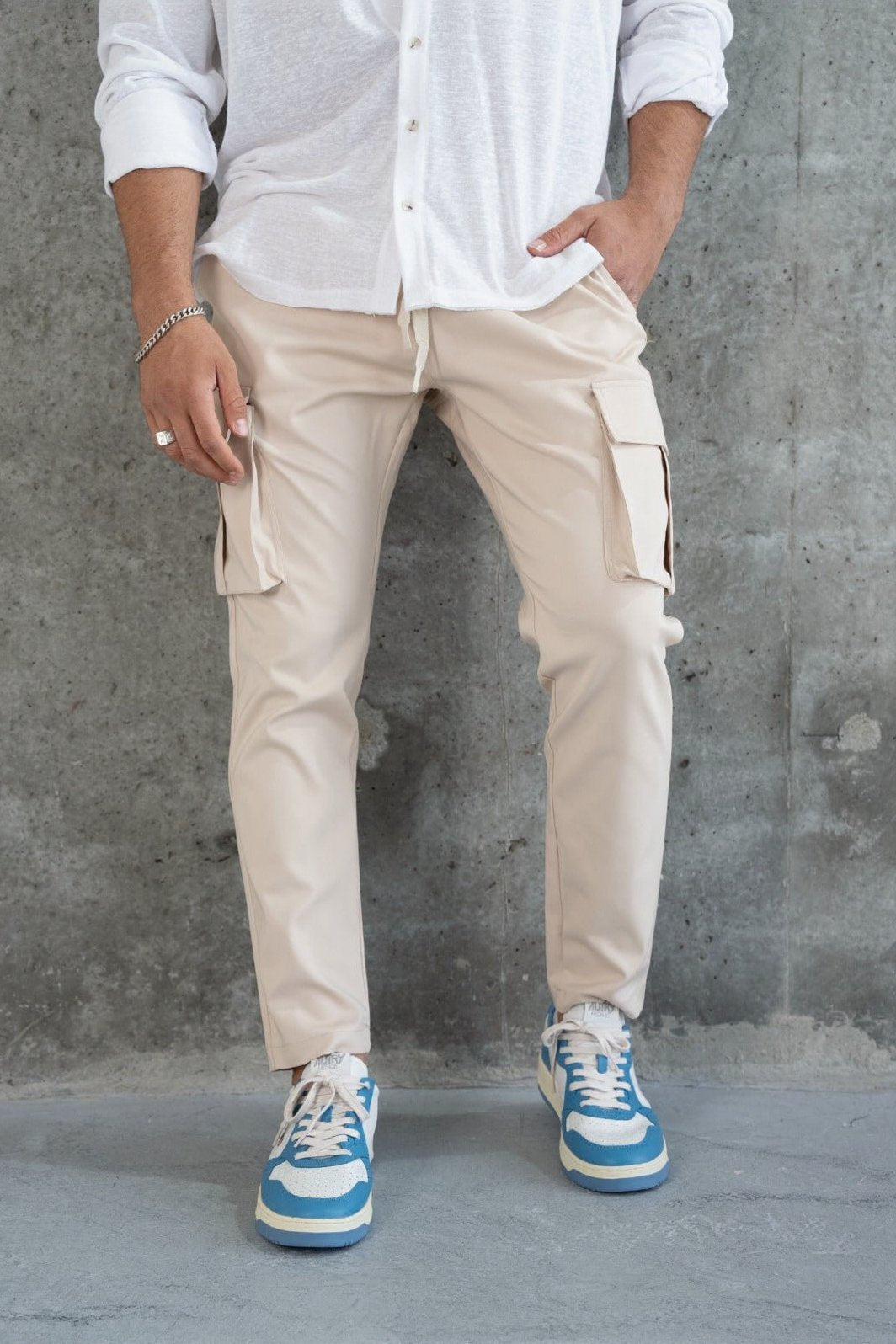 דגמח פרדה מיקונוס שמנת - Butterfly Sneakers