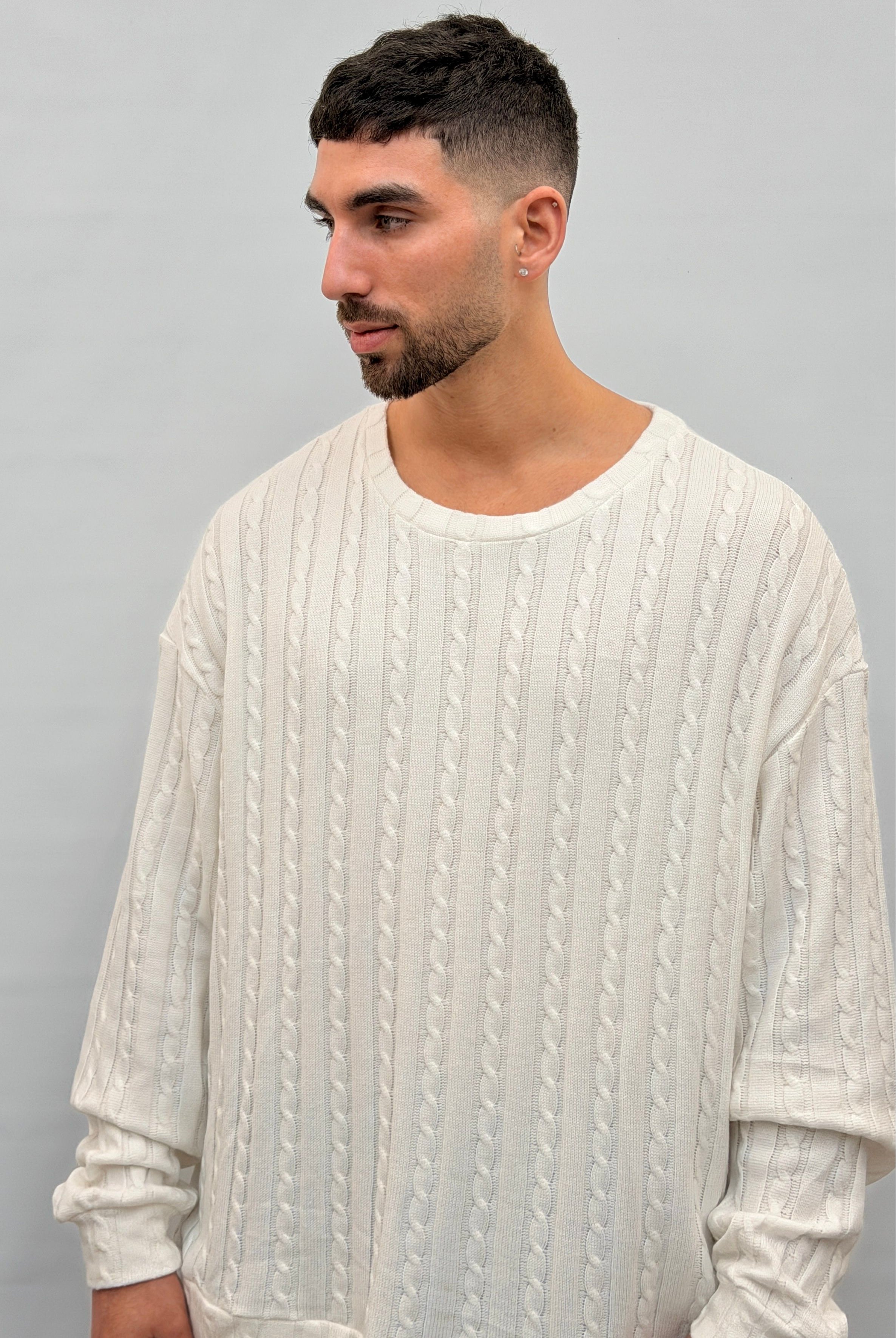 Butterfly Boy Signature Cable Knit סריג - Butterfly Sneakers