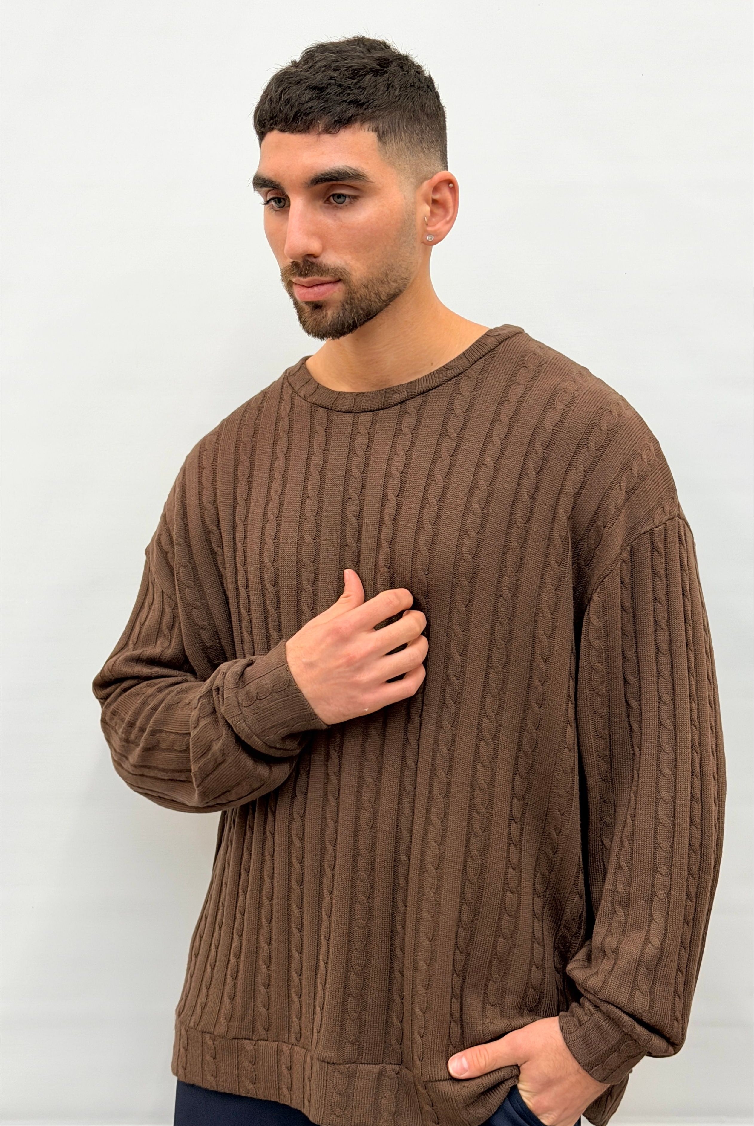 Butterfly Boy Signature Cable Knit סריג - Butterfly Sneakers