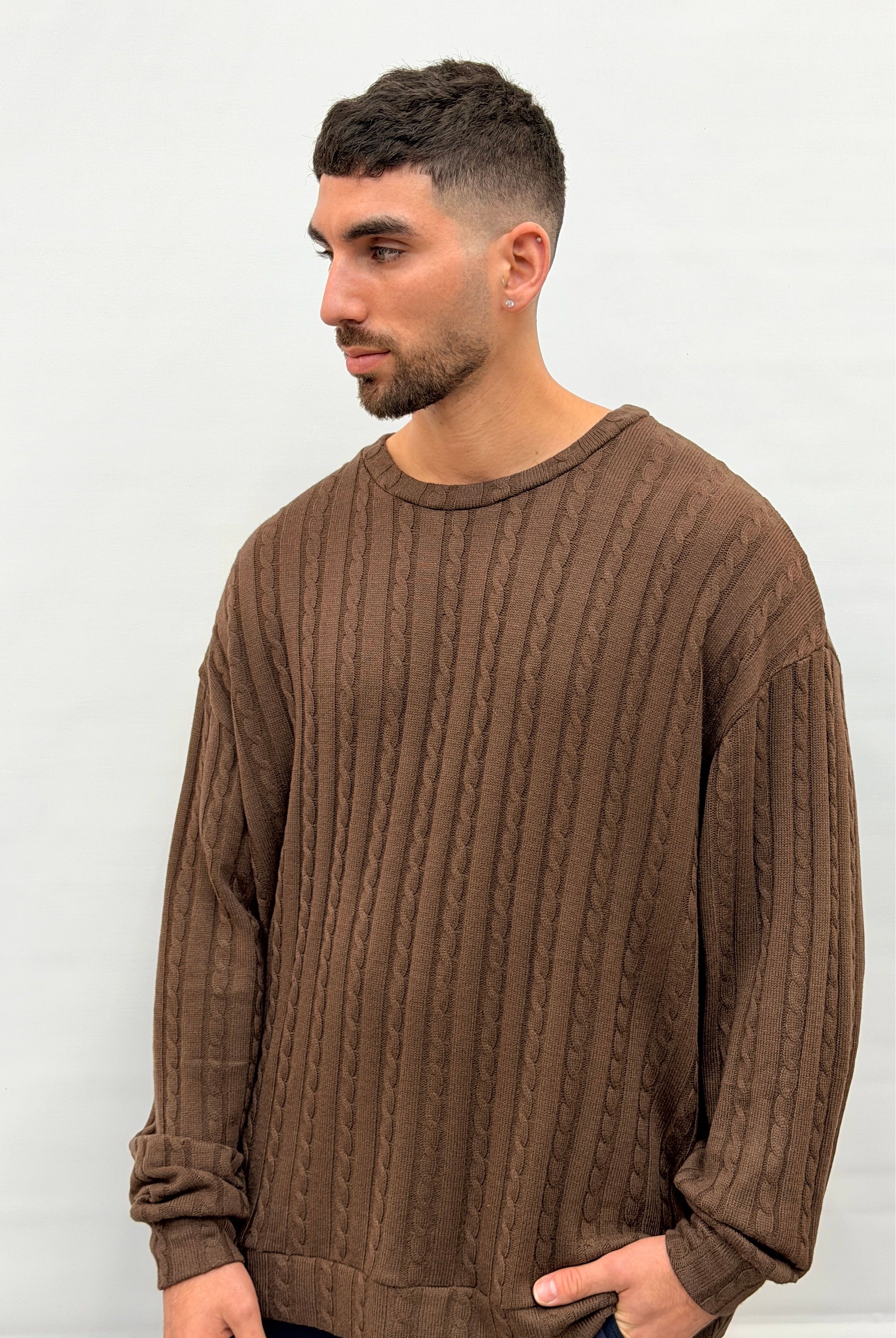 Butterfly Boy Signature Cable Knit סריג - Butterfly Sneakers