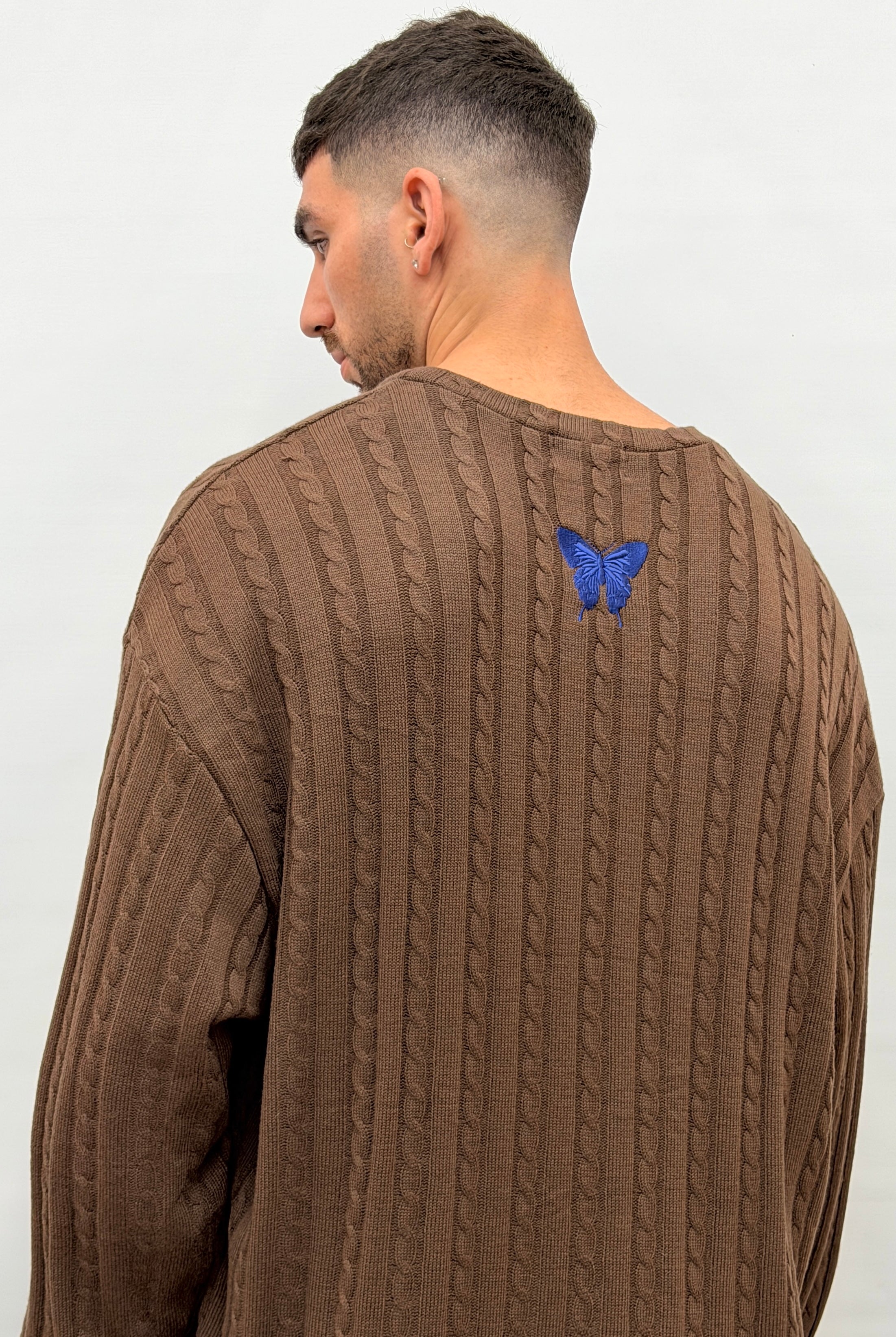 Butterfly Boy Signature Cable Knit סריג - Butterfly Sneakers