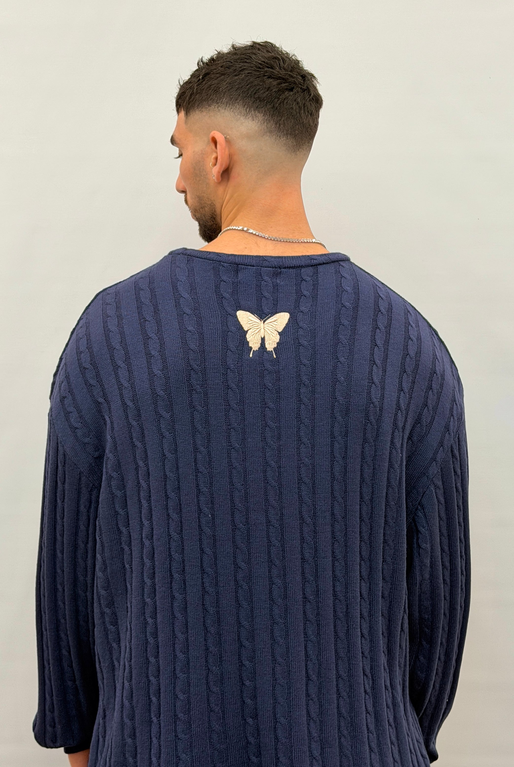 Butterfly Boy Signature Cable Knit סריג - Butterfly Sneakers