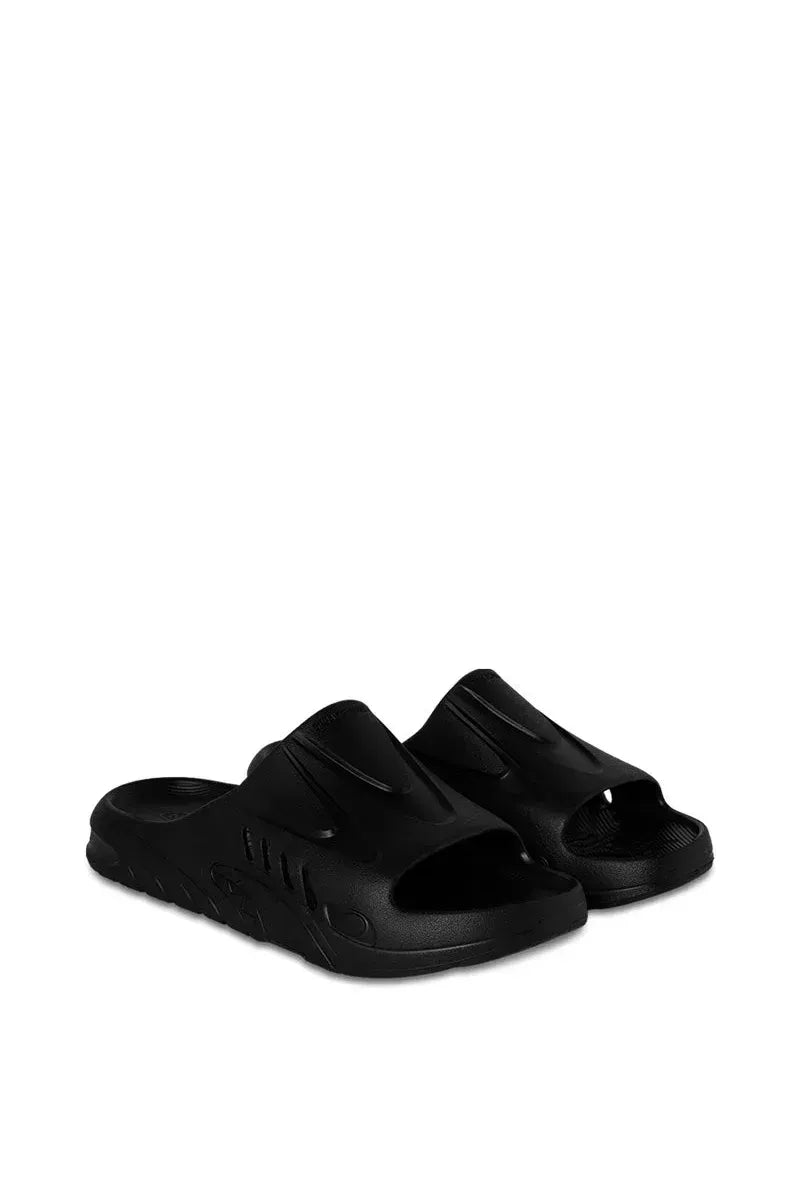 SPRAYGROUND SHARK SLIDE BLACK כפכף שחור - Butterfly Sneakers
