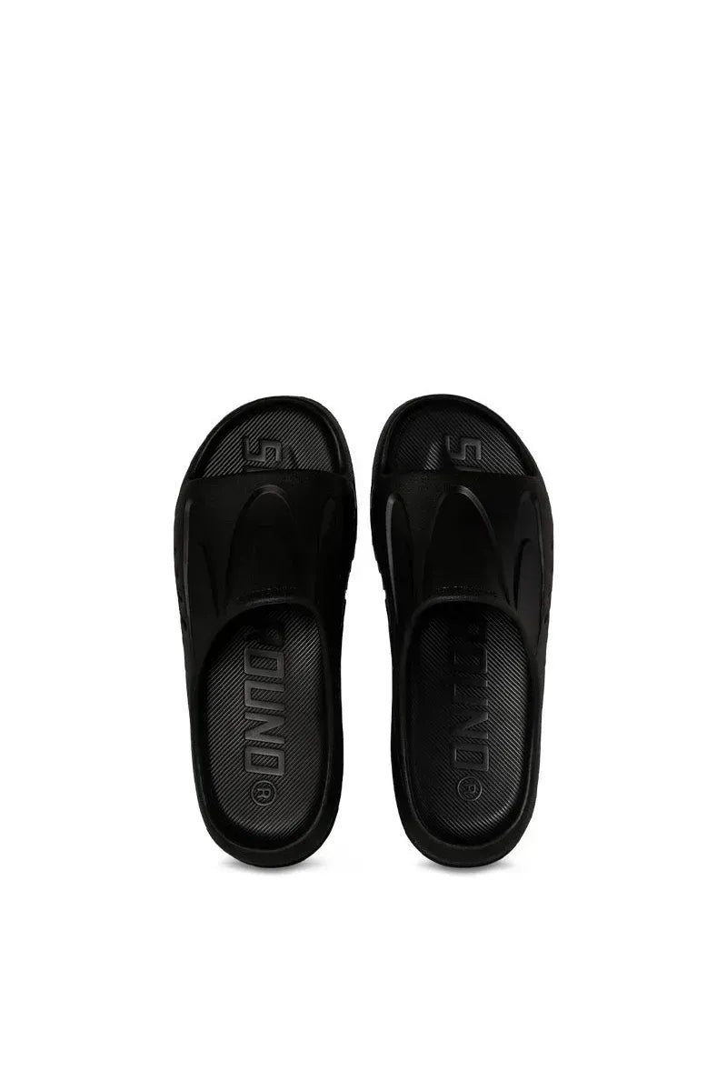 SPRAYGROUND SHARK SLIDE BLACK כפכף שחור - Butterfly Sneakers