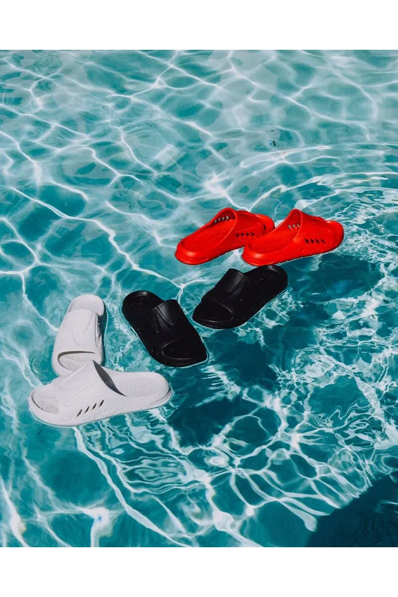 SPRAYGROUND SHARK SLIDE BLACK כפכף שחור - Butterfly Sneakers