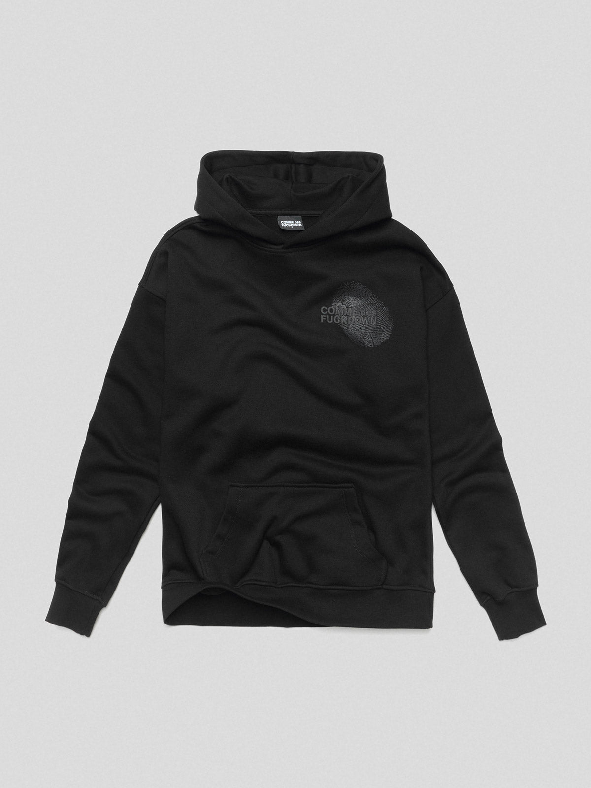 COMME DES FUCKDOWN HOODIE BLACK 1796
