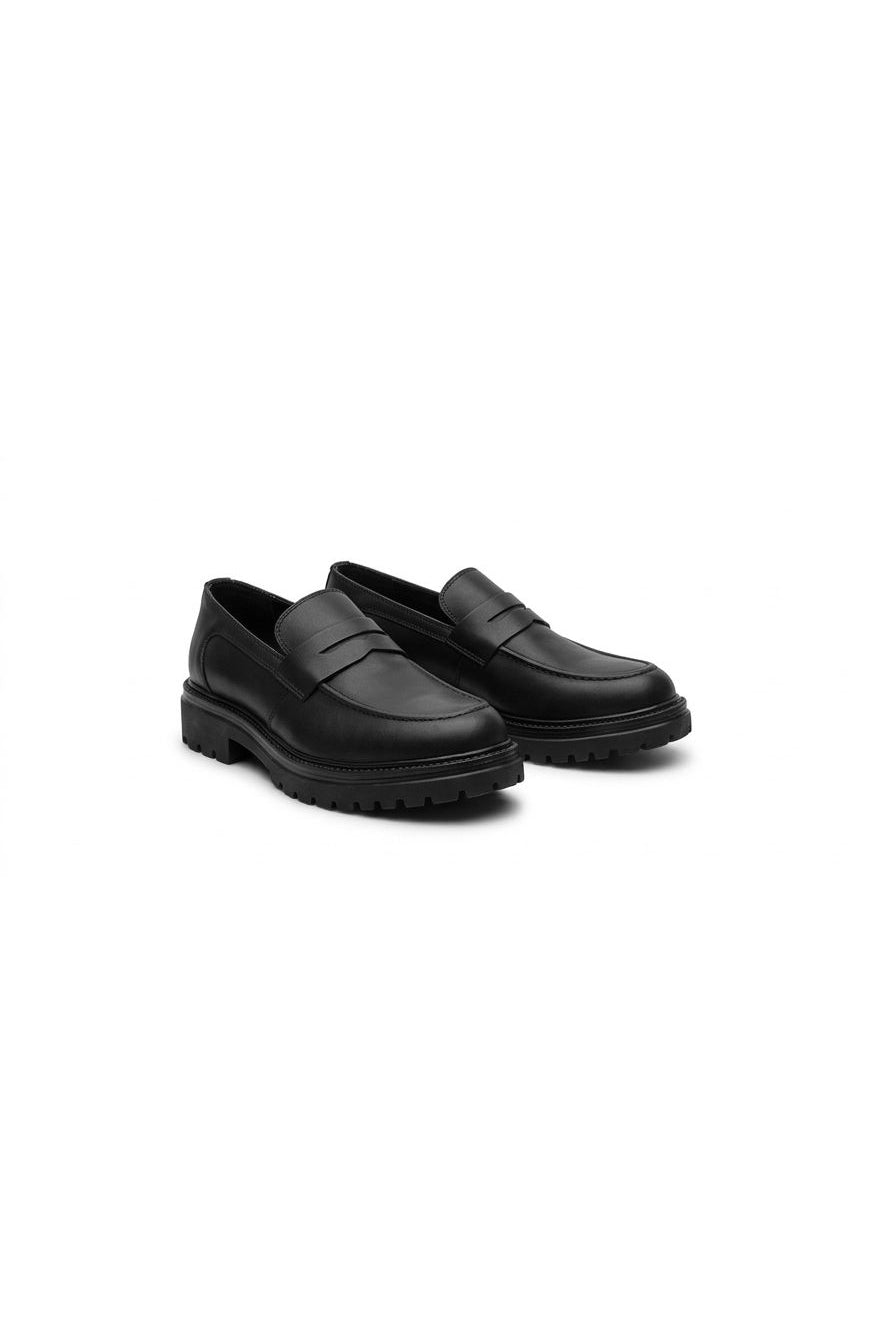 נעל אלגנט עור טרקטור רחבה - Butterfly Sneakers