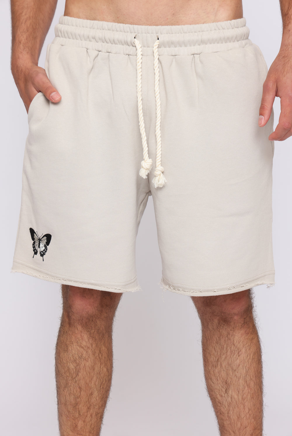 THE SIX - 2/6 - Zebra butterfly SHORTS מכנסיים קצרים - Butterfly Sneakers