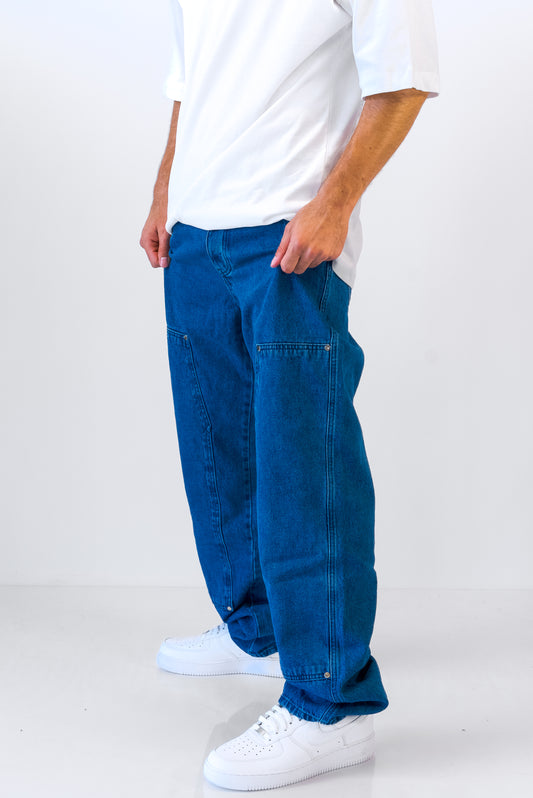 ג'ינס בגזרת Baggy כחול