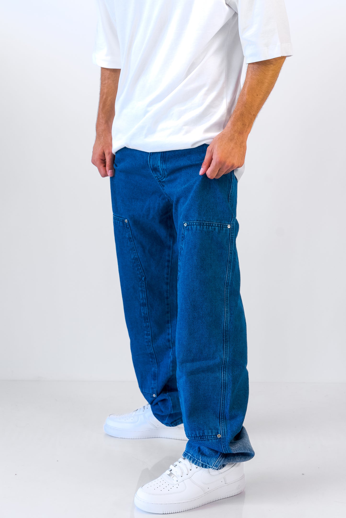 ג'ינס בגזרת Baggy כחול