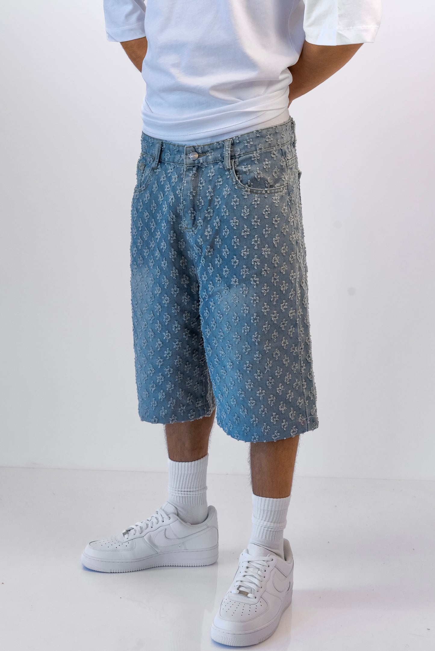 מכנסי ג'ינס ברמודה BAGGY