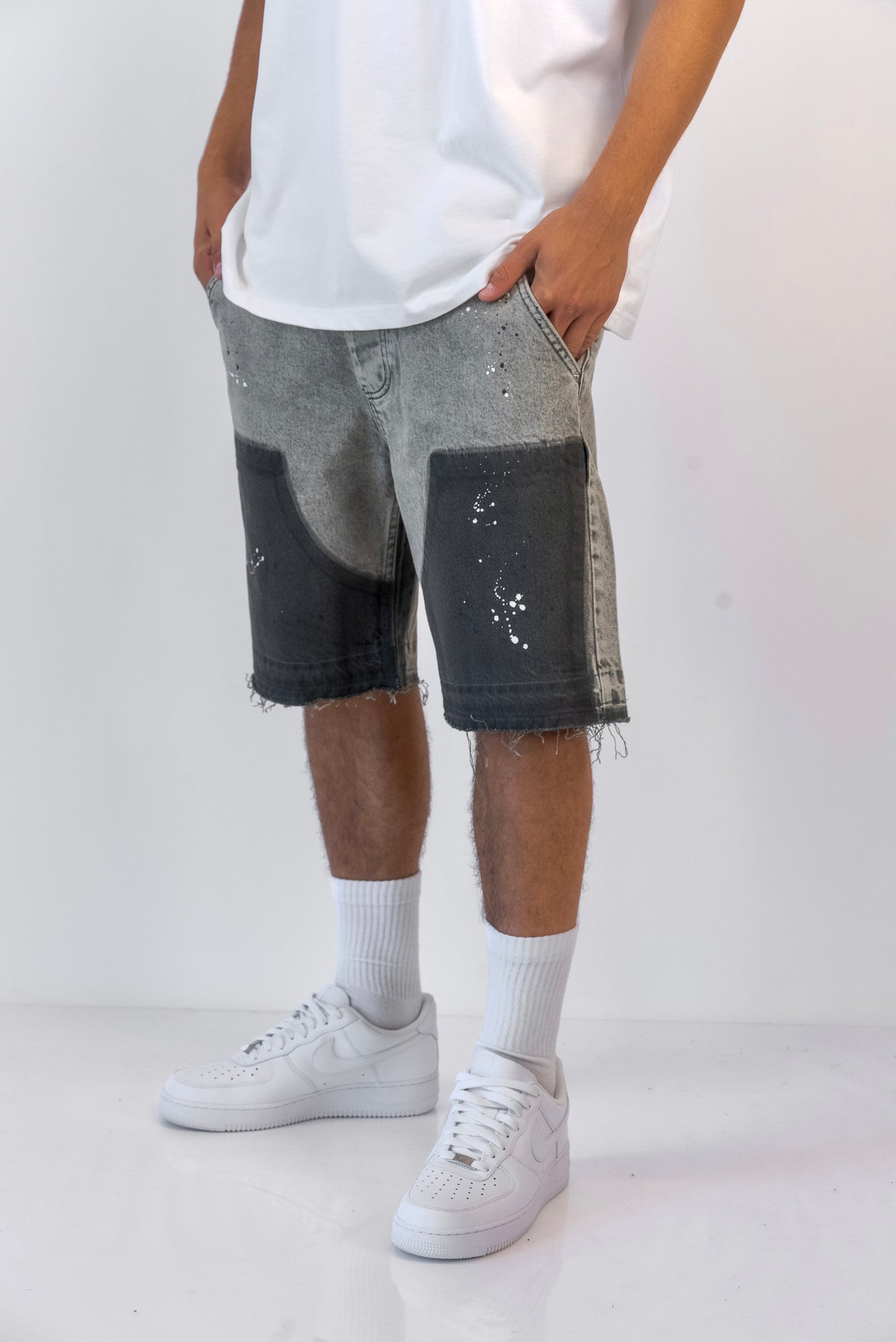 מכנסי ג'ינס ברמודה BAGGY
