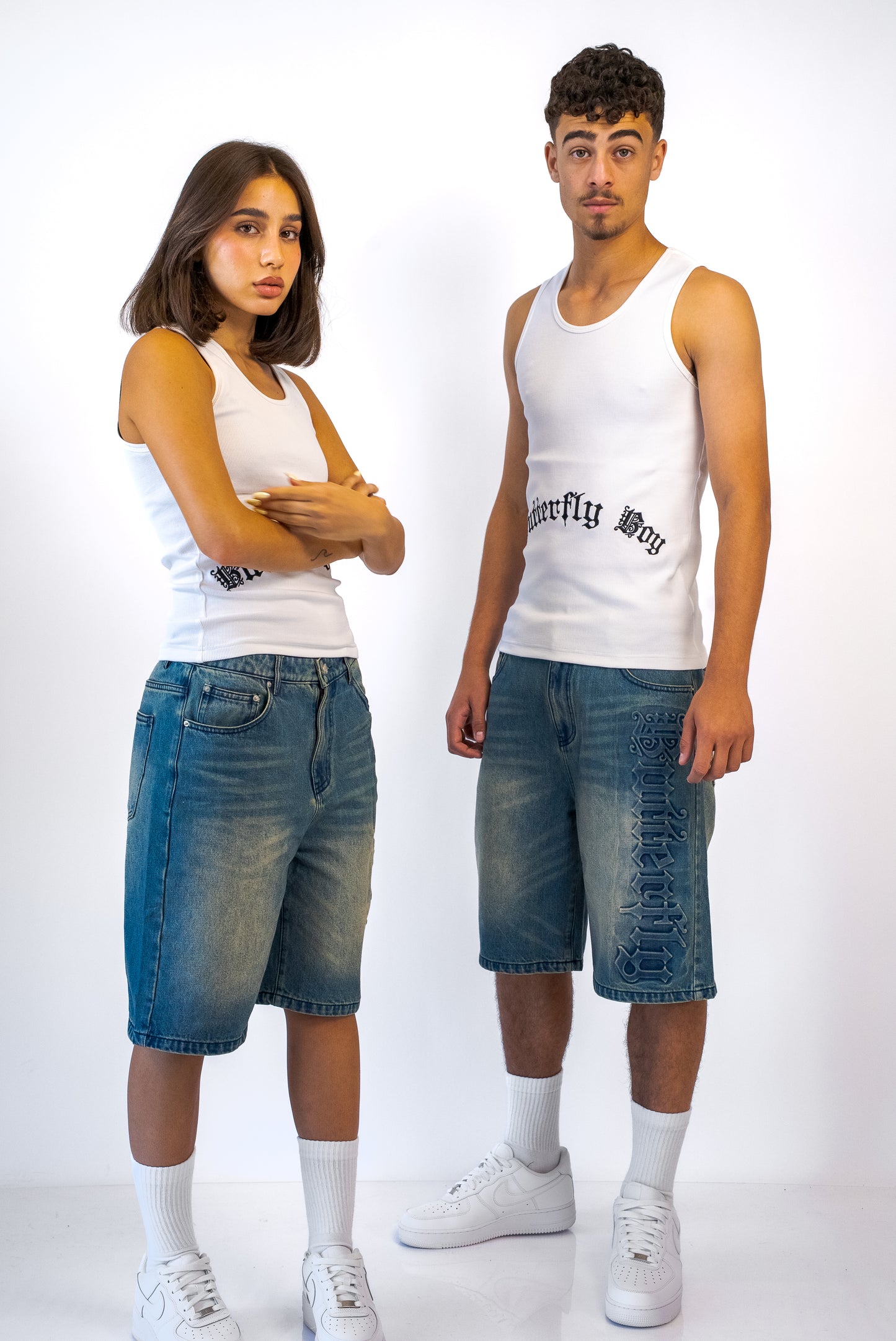 Butterfly Tank - White