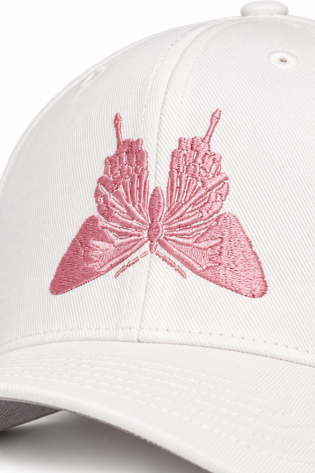 Butterfly Boy — FLIP WHITE 2 — תקריב רקמה