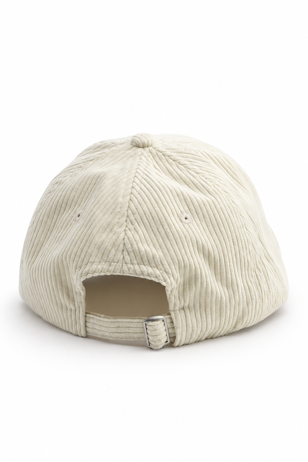 כובע Corduroy Butterfly בד קורדרוי – off white / ONE SIZE – מבט אחורי