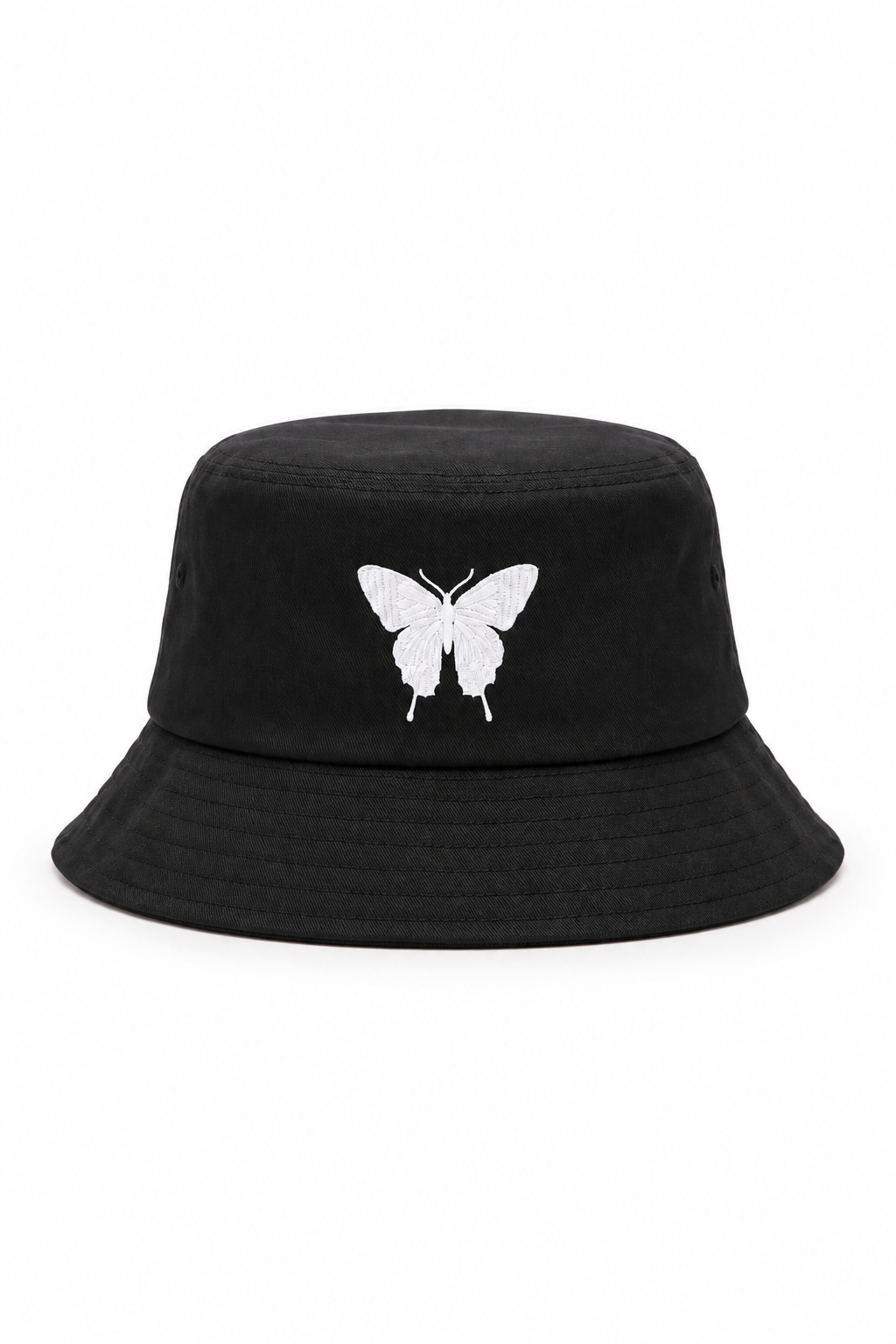 כובע טמבל BUTTERFLY — שחור / ONE SIZE — מבט קדמי