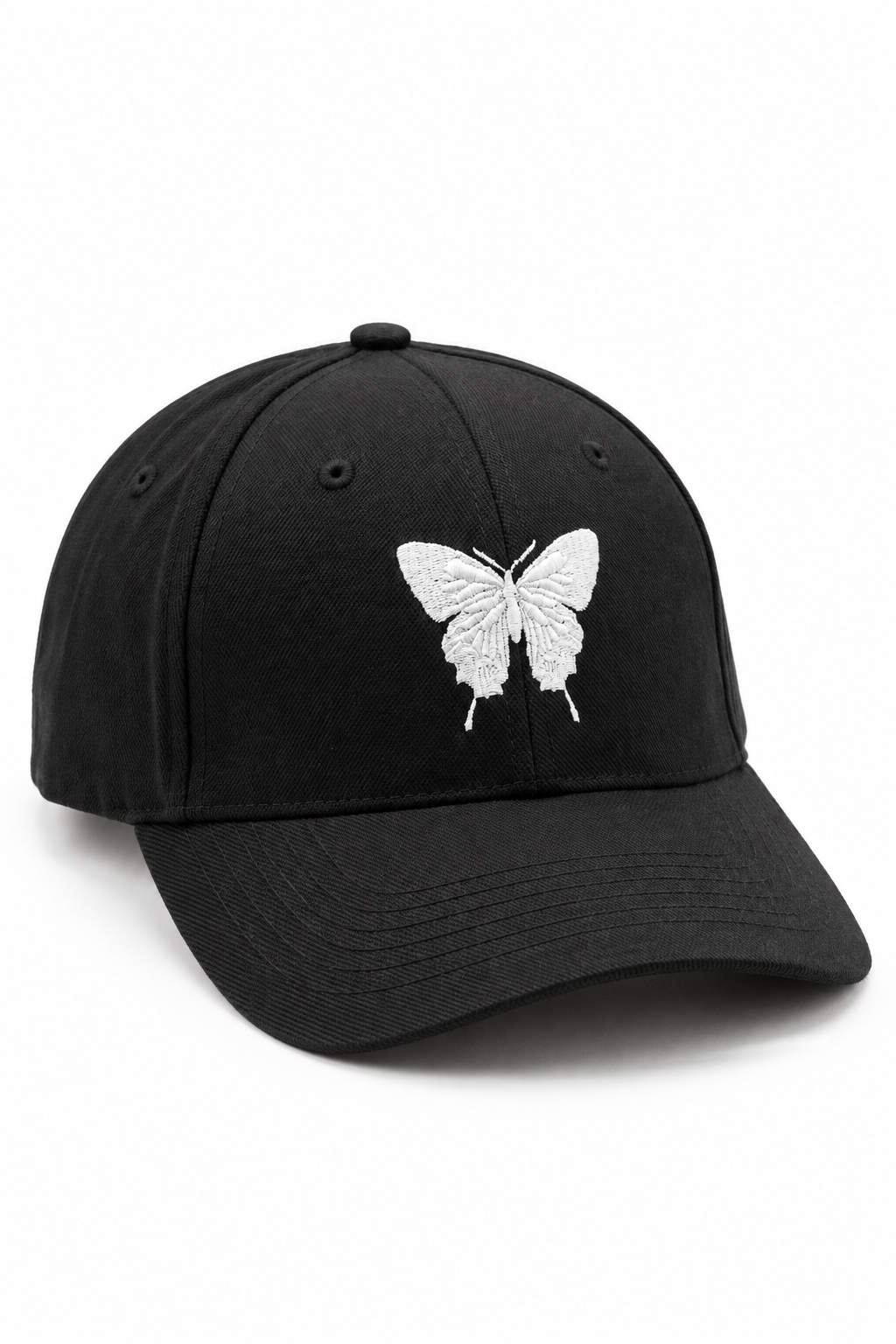 כובע BUTTERFLY B1 — שחור / ONE SIZE — תמונת מוצר ראשית