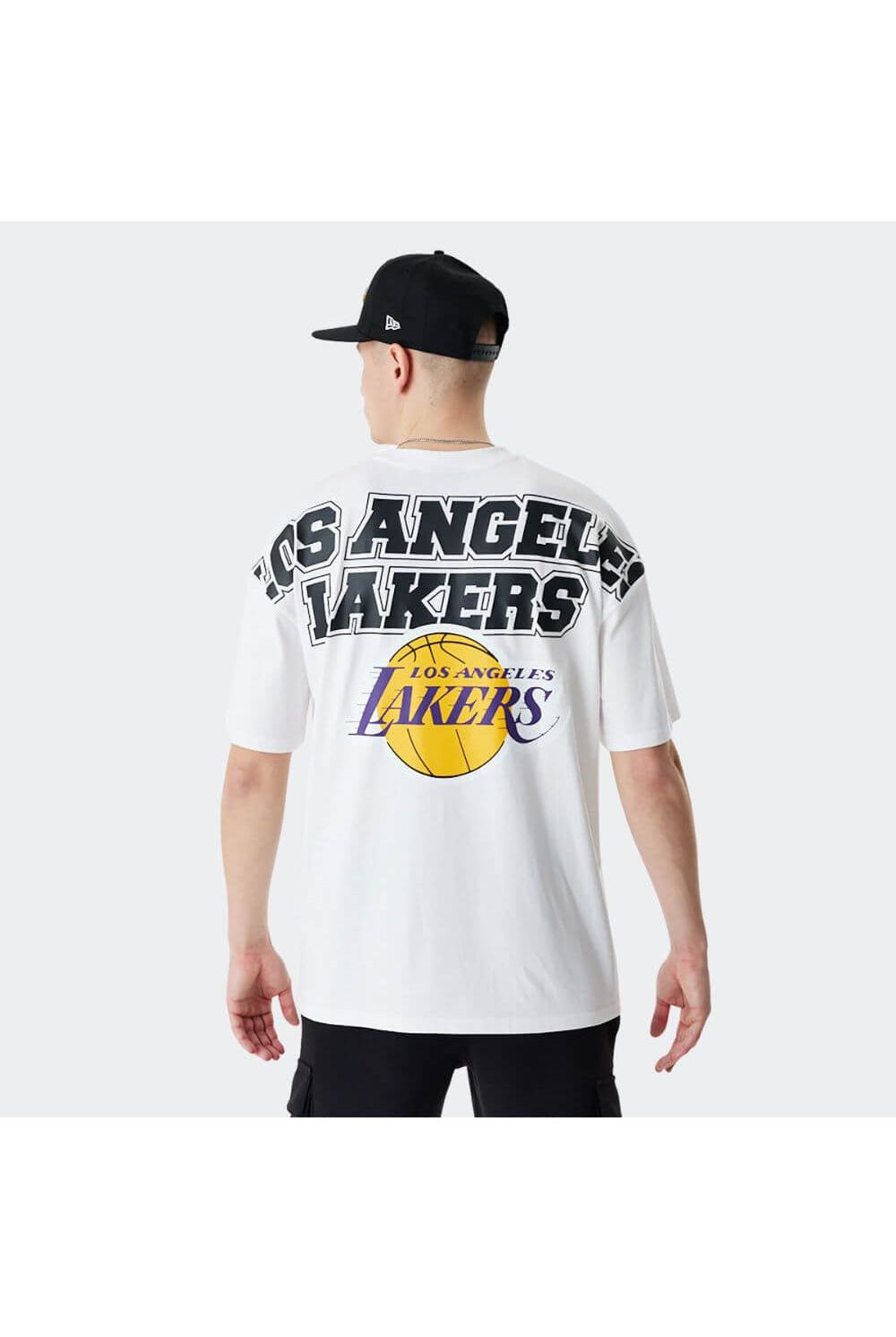 NBA LARGE GRPHC BP OS TEE LOS ANGELS LAKERS - Butterfly Sneakers